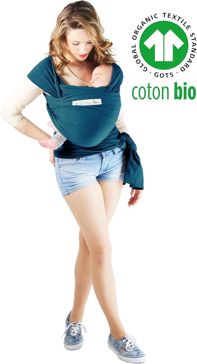 Love Radius BAB-BLEU - Sciarpa Porta Basic Blu Retrò - immagine 2