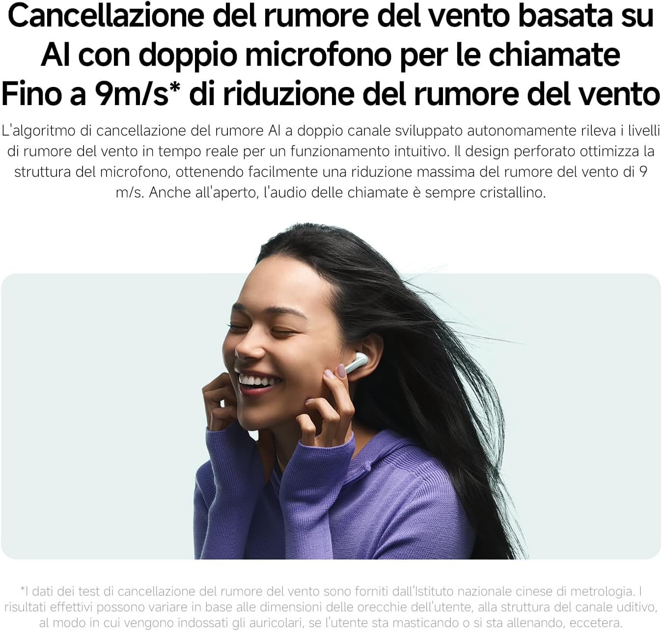 Xiaomi Redmi Buds 6 - Auricolari Wireless ANC, Verde Corallo - immagine 5