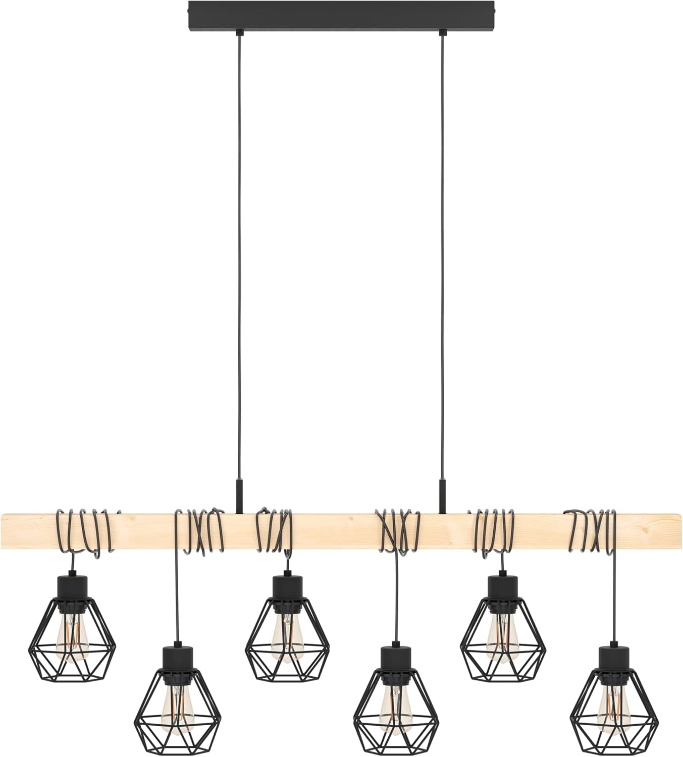 Eglo Lampada a Sospensione Townshend 5 - 6 Punti Luce - immagine 2