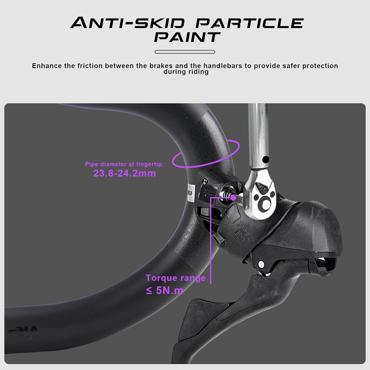 Alfa Pasca Manubrio Bici Corsa Aero Carbonio 440*90mm - immagine 7