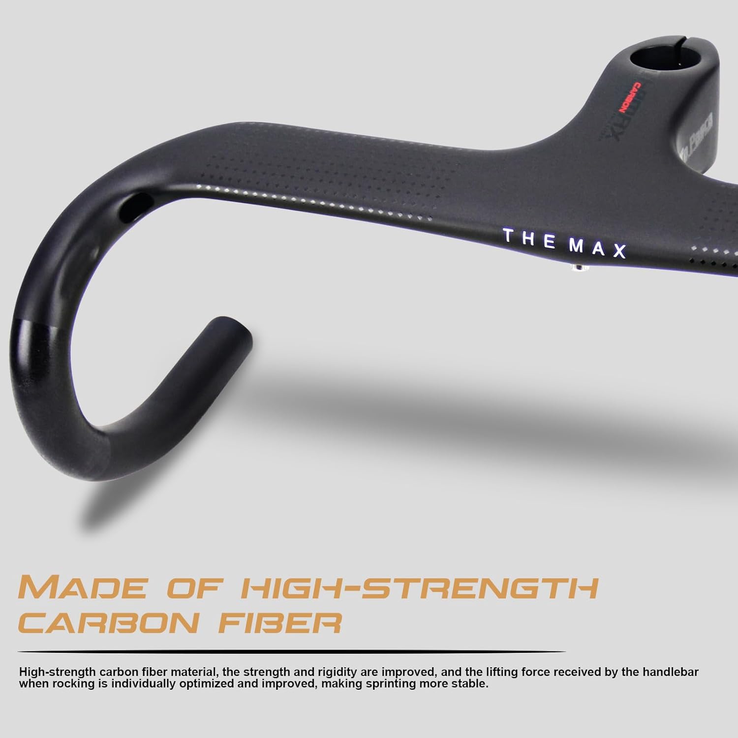 Alfa Pasca Manubrio Bici Corsa Aero Carbonio 440*90mm - immagine 8