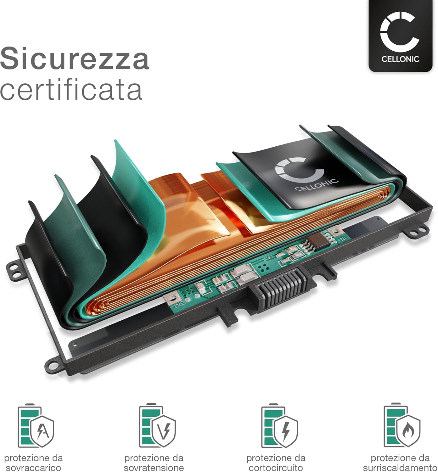 CELLONIC Batteria Compatibile MSI Thin GF63 4300mAh - immagine 4