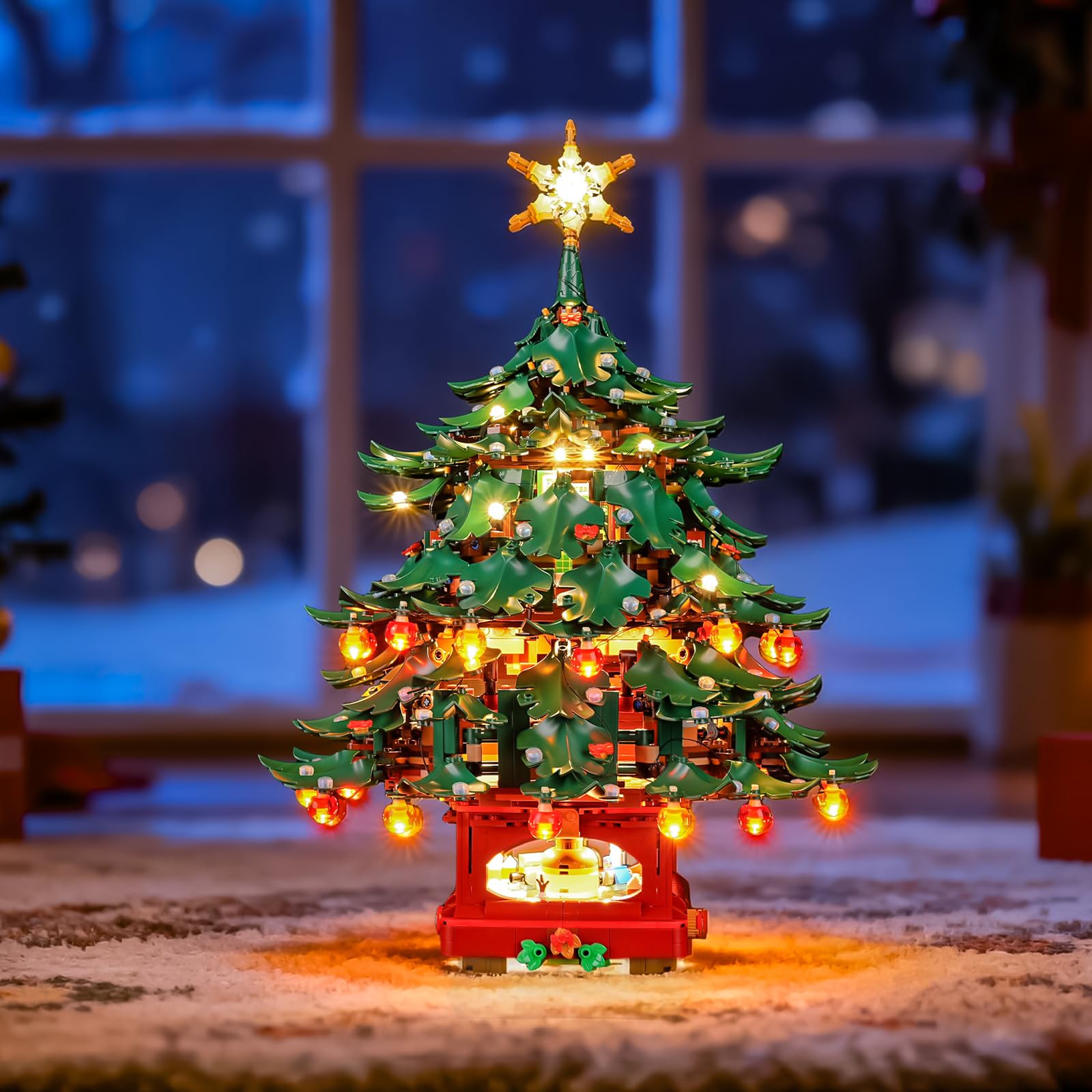 Yeabricks Luce LED per Lego-41843 Albero di Natale