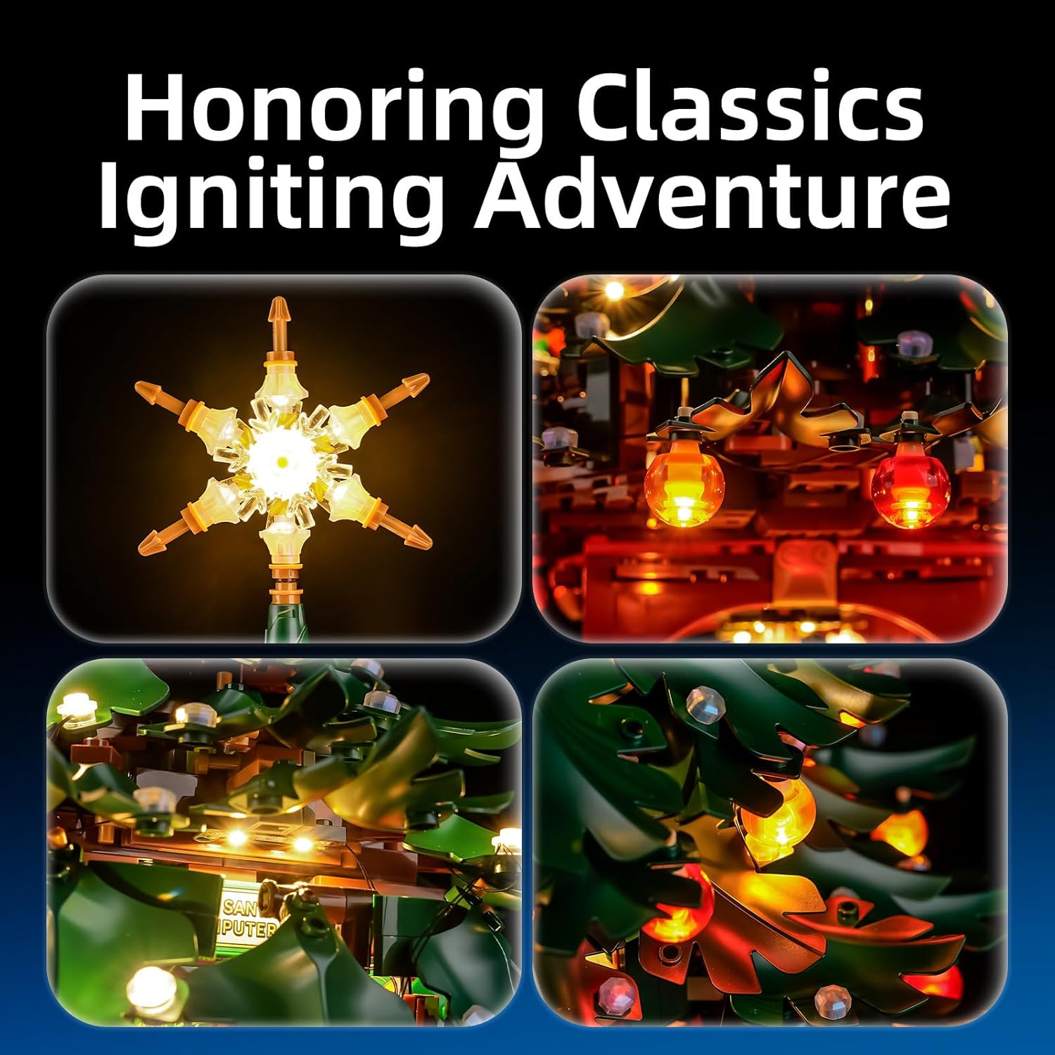 Yeabricks Luce LED per Lego-41843 Albero di Natale - immagine 2