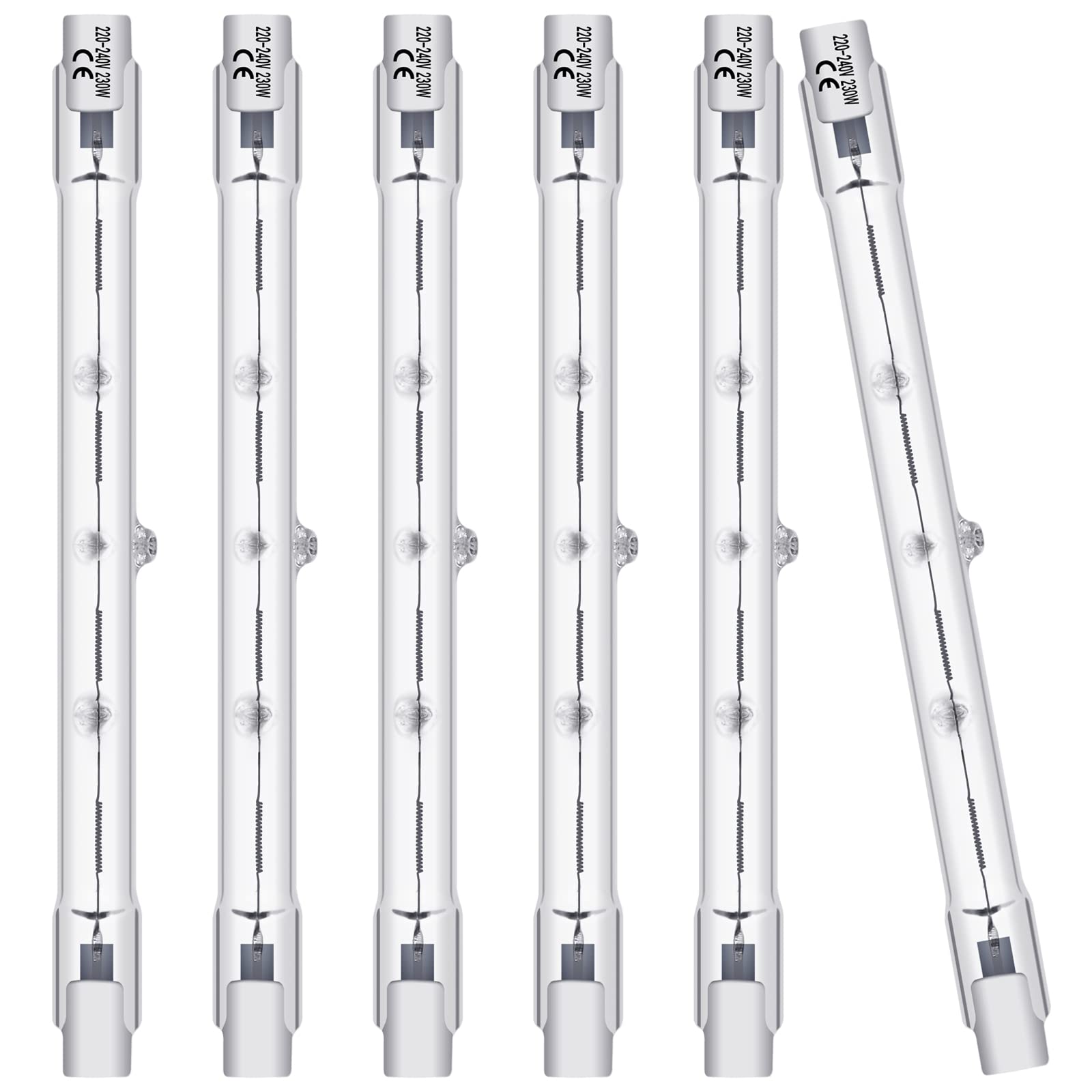 Brotou Lampadine Alogene Lineari R7S 118mm 230W (6 pz)