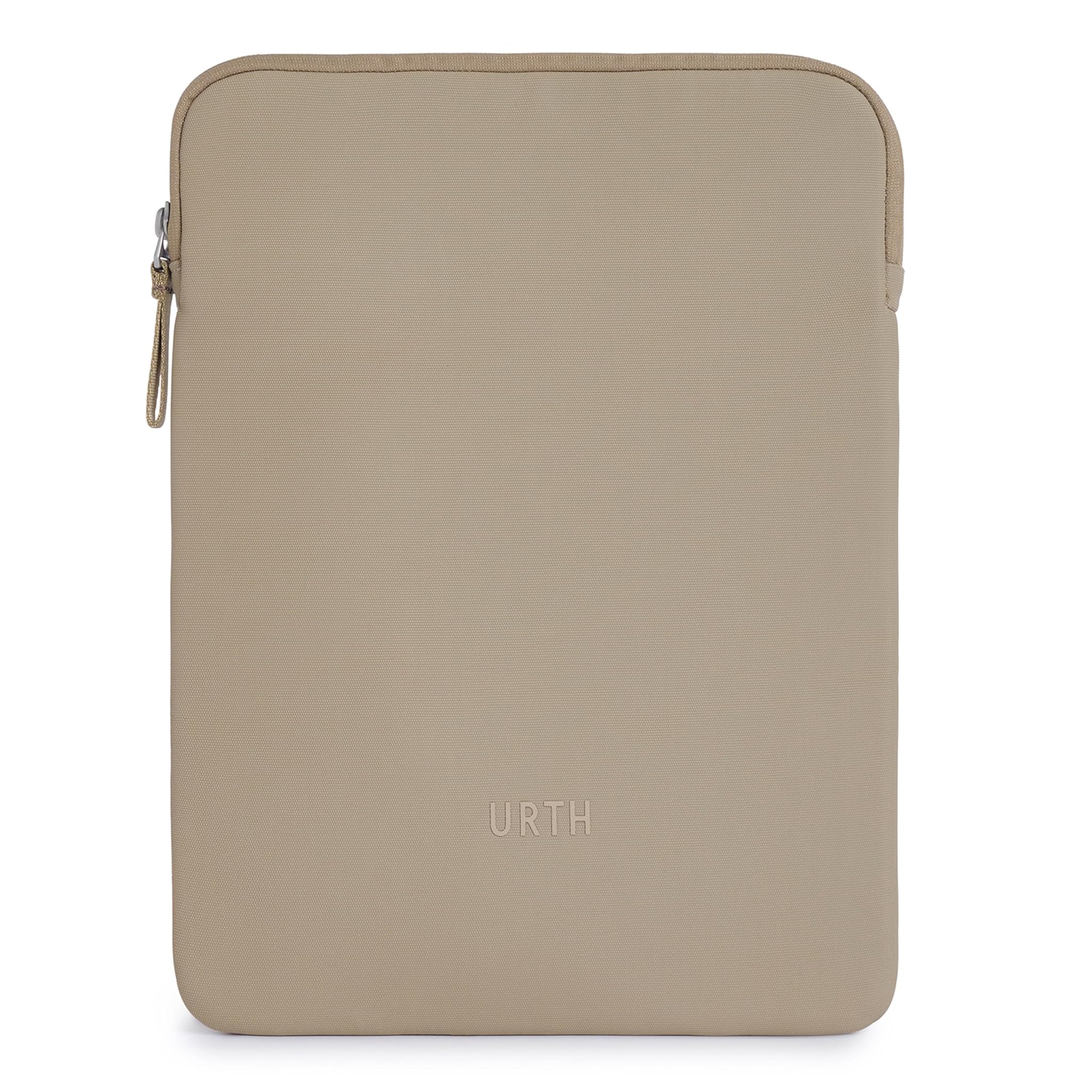 Urth Naos Sleeve per Laptop – Case Imbottito e Resistente all'Acqua da 13-14 Pollici, Borsa Riciclata Compatibile con MacBook Air/Pro in Beige
