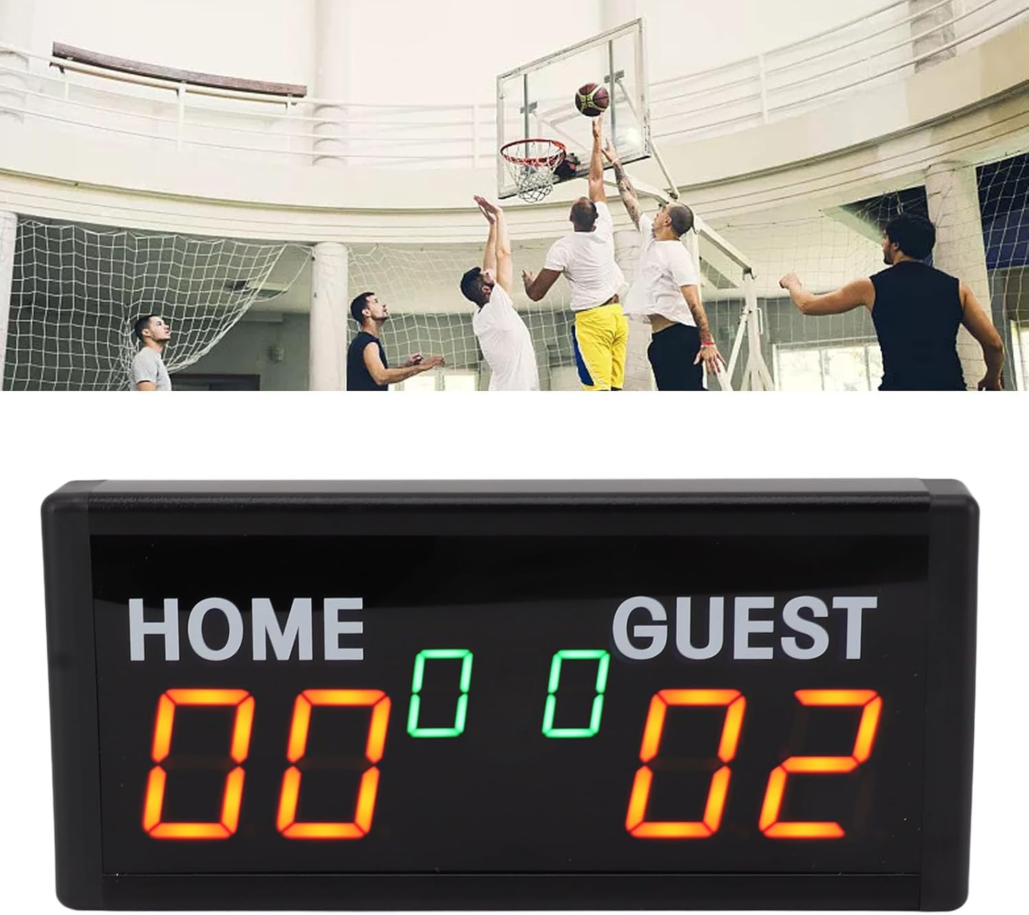 Oumefar Tabellone Segnapunti Digitale LED con Telecomando - immagine 5