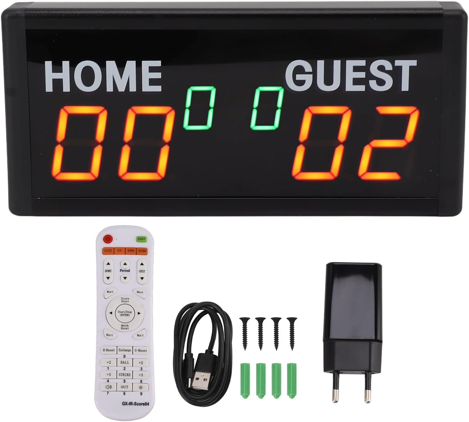 Oumefar Tabellone Segnapunti Digitale LED con Telecomando - immagine 6