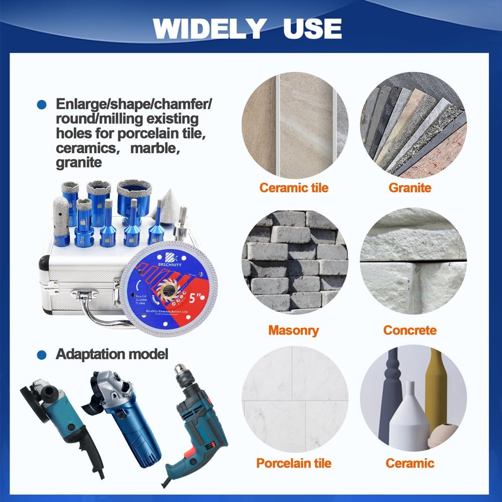 Punta per Trapano Diamantata Set 6-50mm - immagine 3