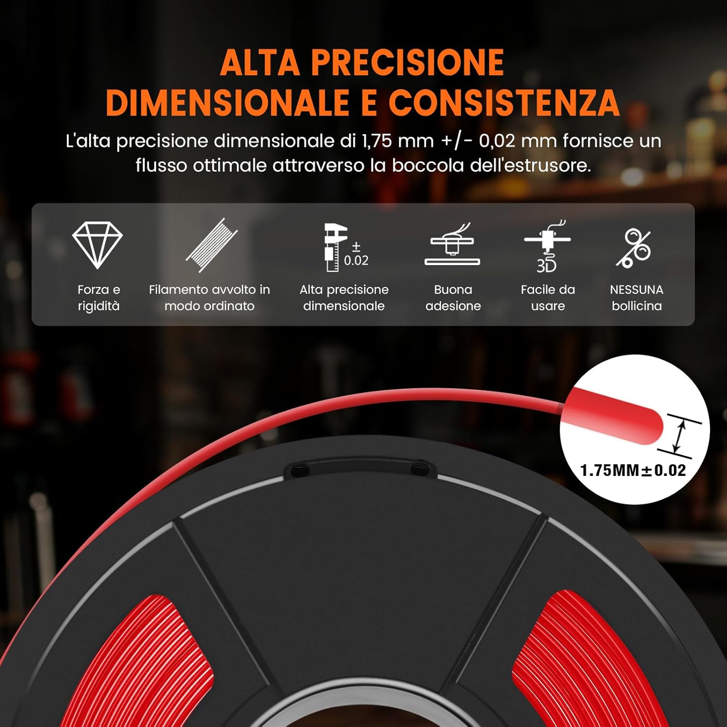 Tecbears PETG Filament 1.75 mm 4kg Bundle - immagine 5