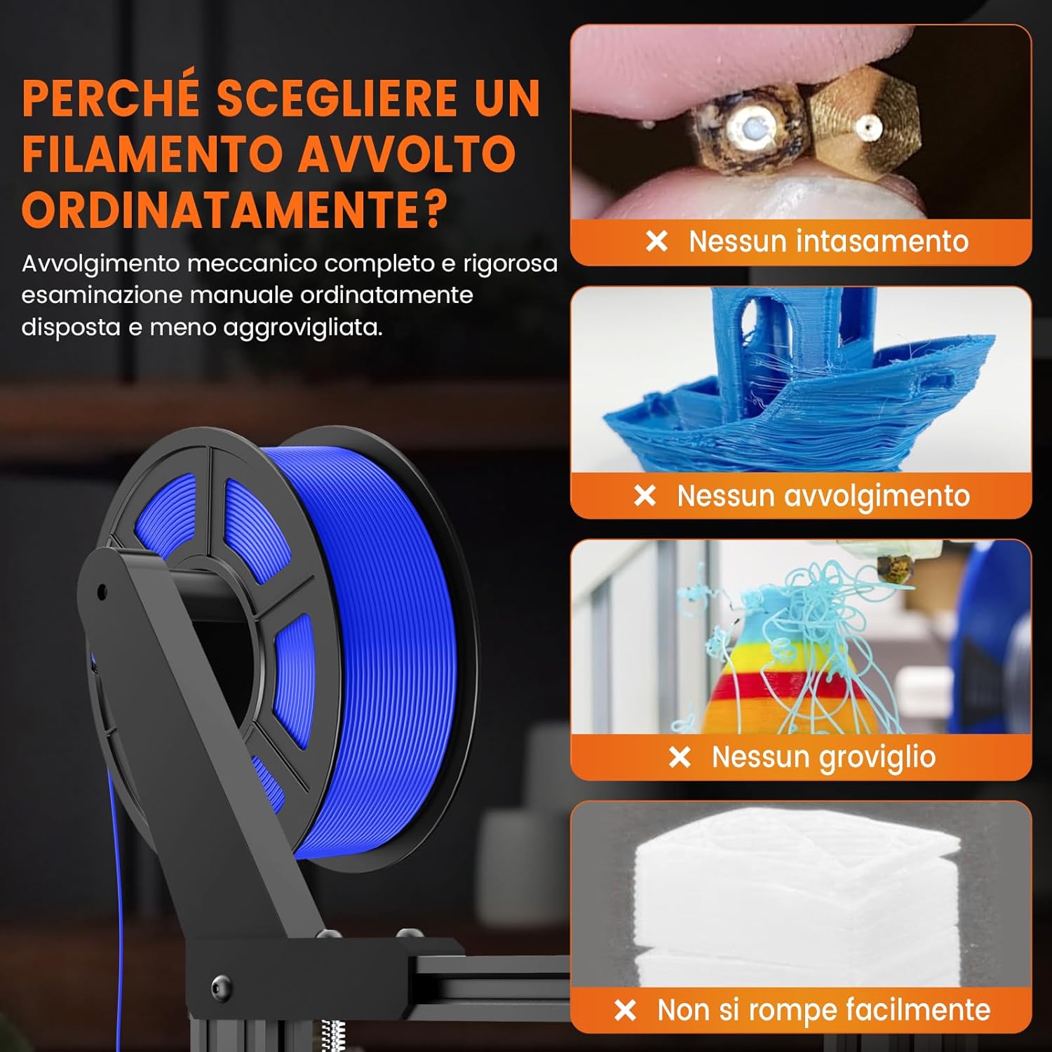 Tecbears PETG Filament 1.75 mm 4kg Bundle - immagine 7