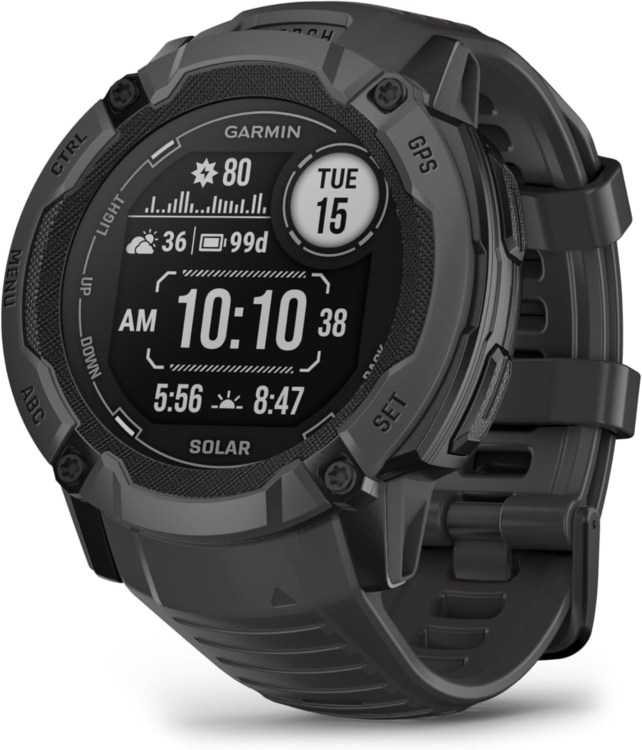 Garmin Instinct 2X Solar - Smartwatch 50mm, Graphite - immagine 1