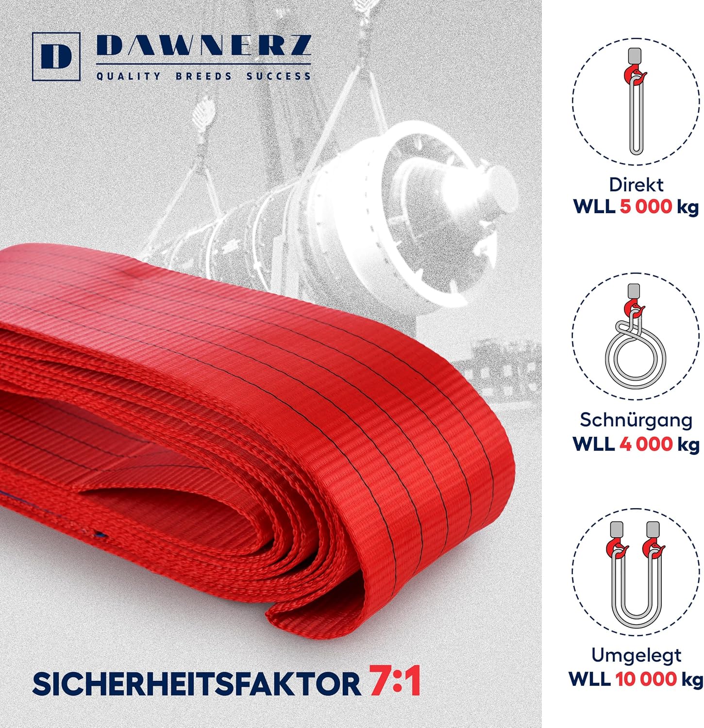 Nastro di Sollevamento Continuo 5000kg, 8m - immagine 2