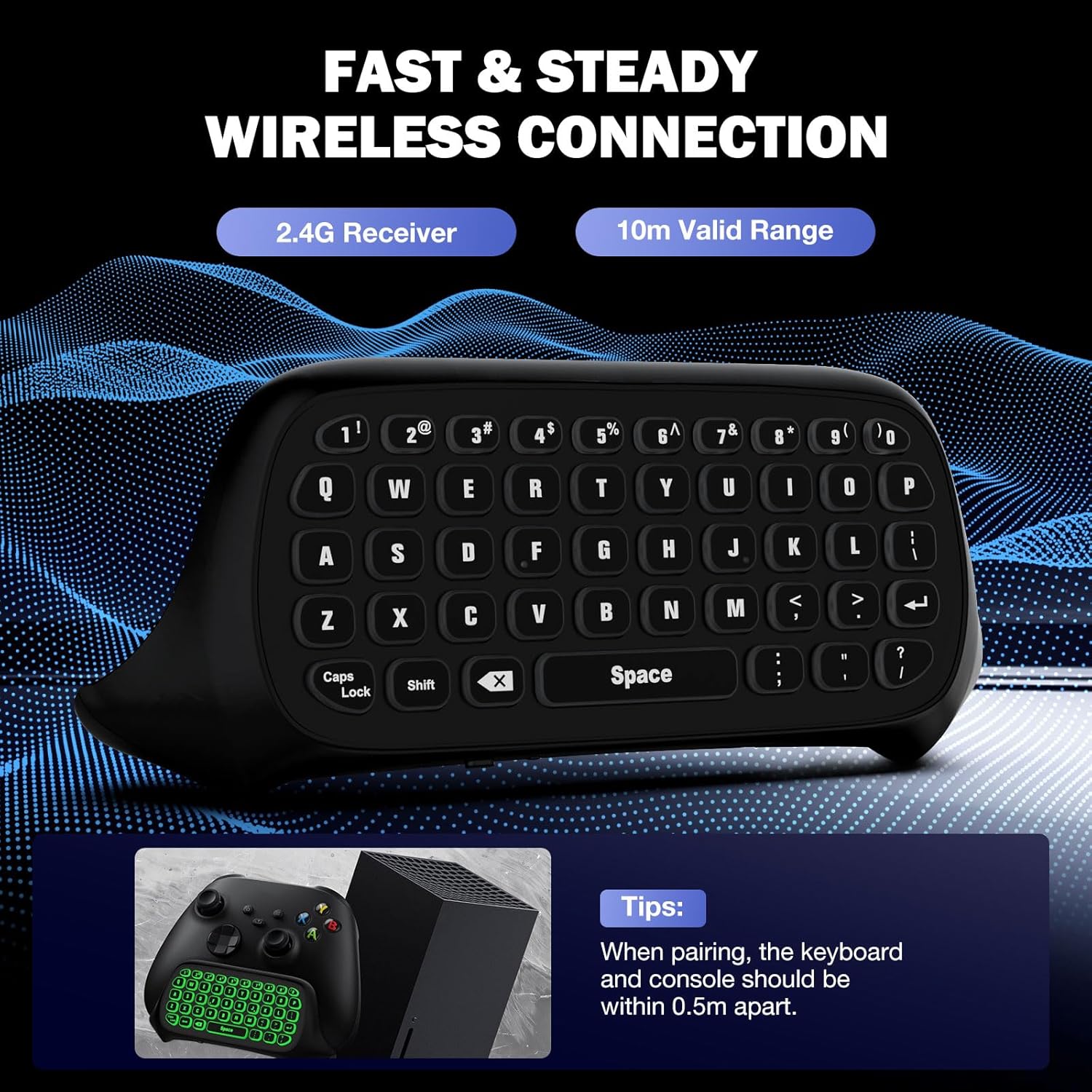 Moko Tastiera Retroilluminata Wireless per Xbox - immagine 5