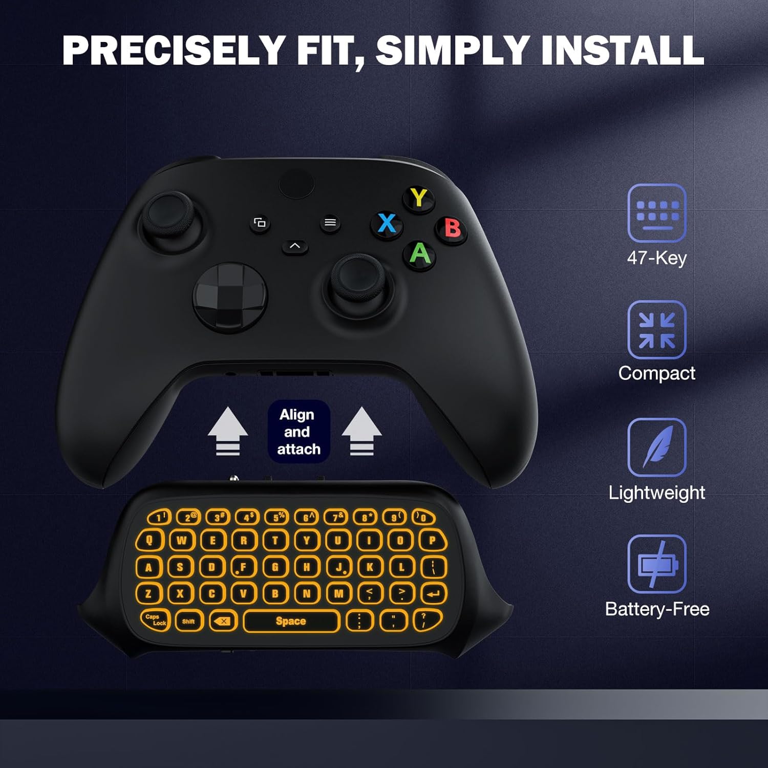 Moko Tastiera Retroilluminata Wireless per Xbox - immagine 6