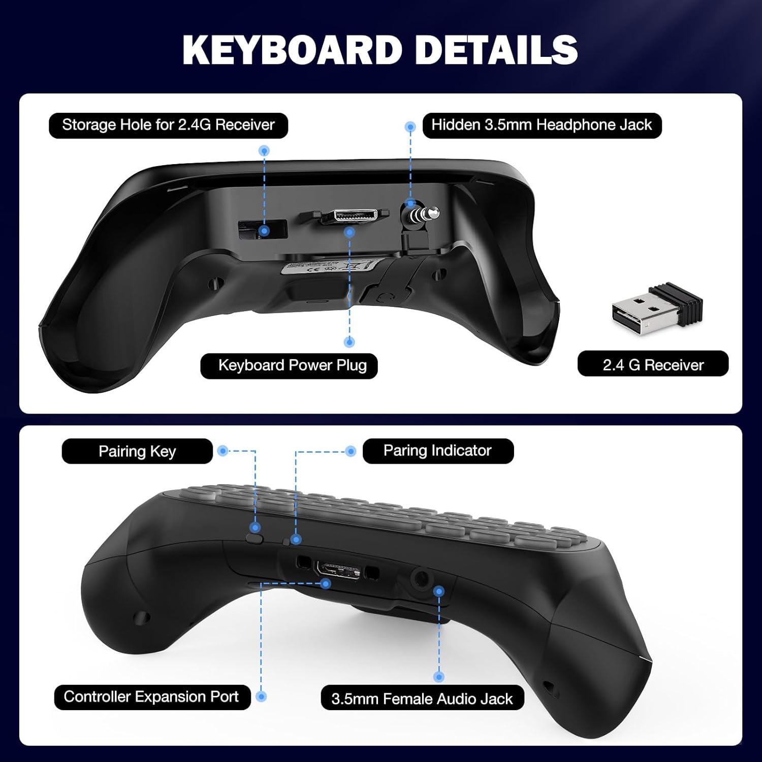 Moko Tastiera Retroilluminata Wireless per Xbox - immagine 8