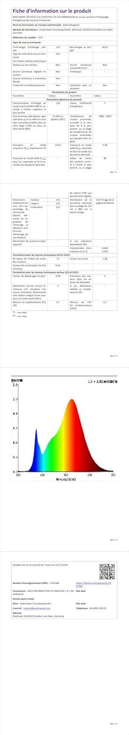 Ledmo Applique LED da Esterno 150W 17000 Lumen - immagine 10