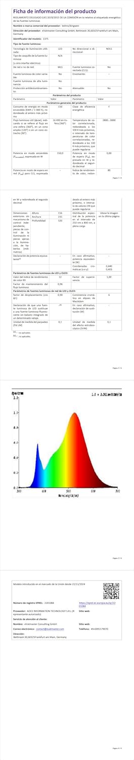 Ledmo Applique LED da Esterno 150W 17000 Lumen - immagine 9