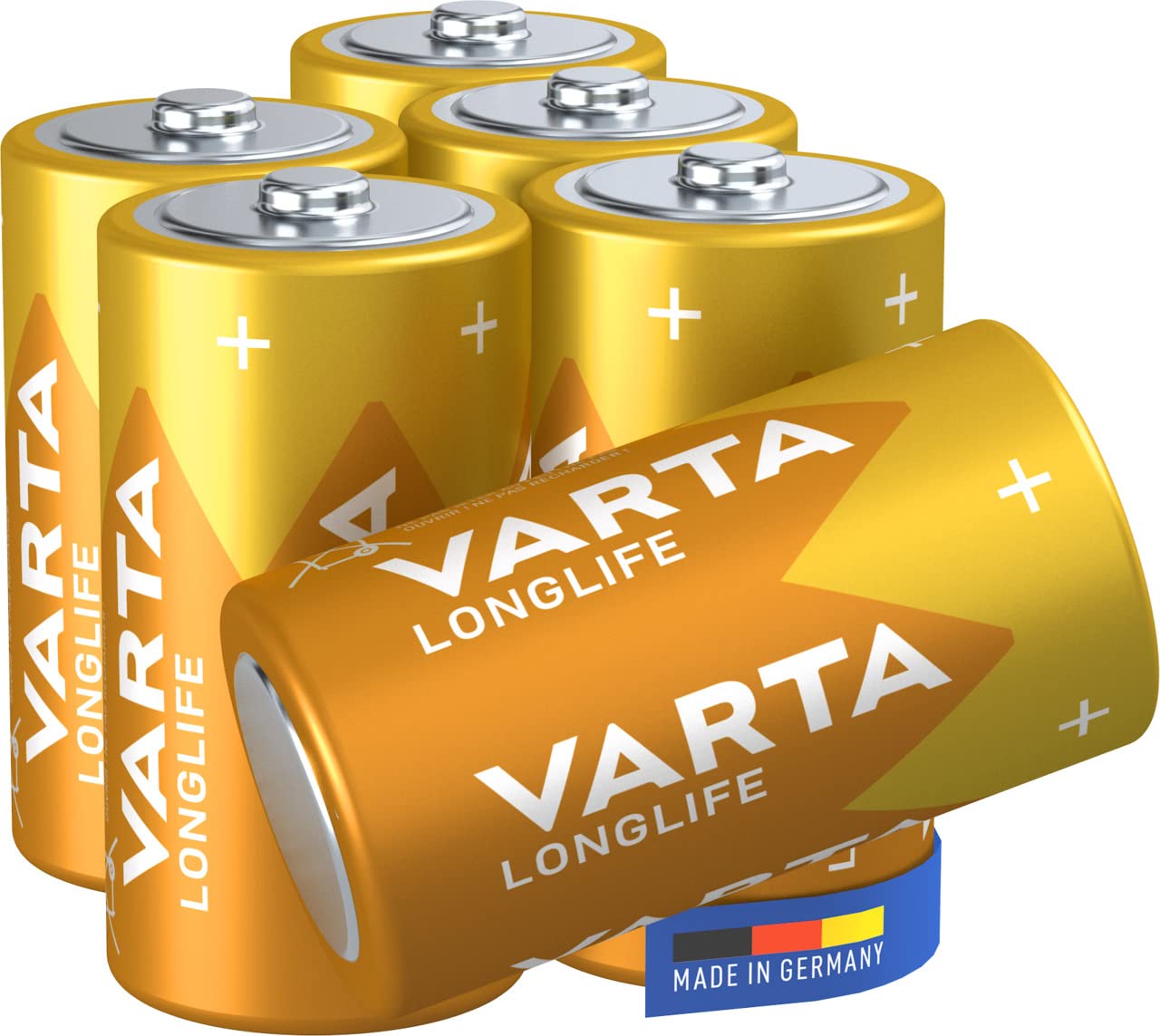 Varta Longlife Batteria Alcalina Mezzatorcia C LR14 (6 Pile)