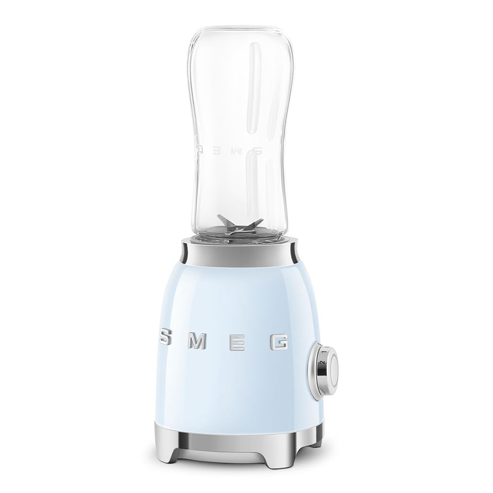 Smeg Frullatore da Tavolo Compatto 300W, Azzurro Pastello