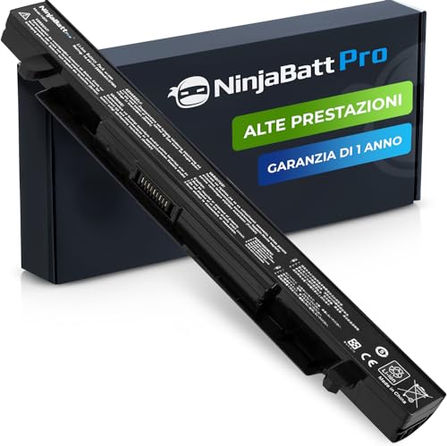 Ninjabatt Pro Batteria per Asus A41-X550A - immagine 1