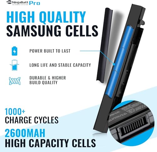 Ninjabatt Pro Batteria per Asus A41-X550A - immagine 2