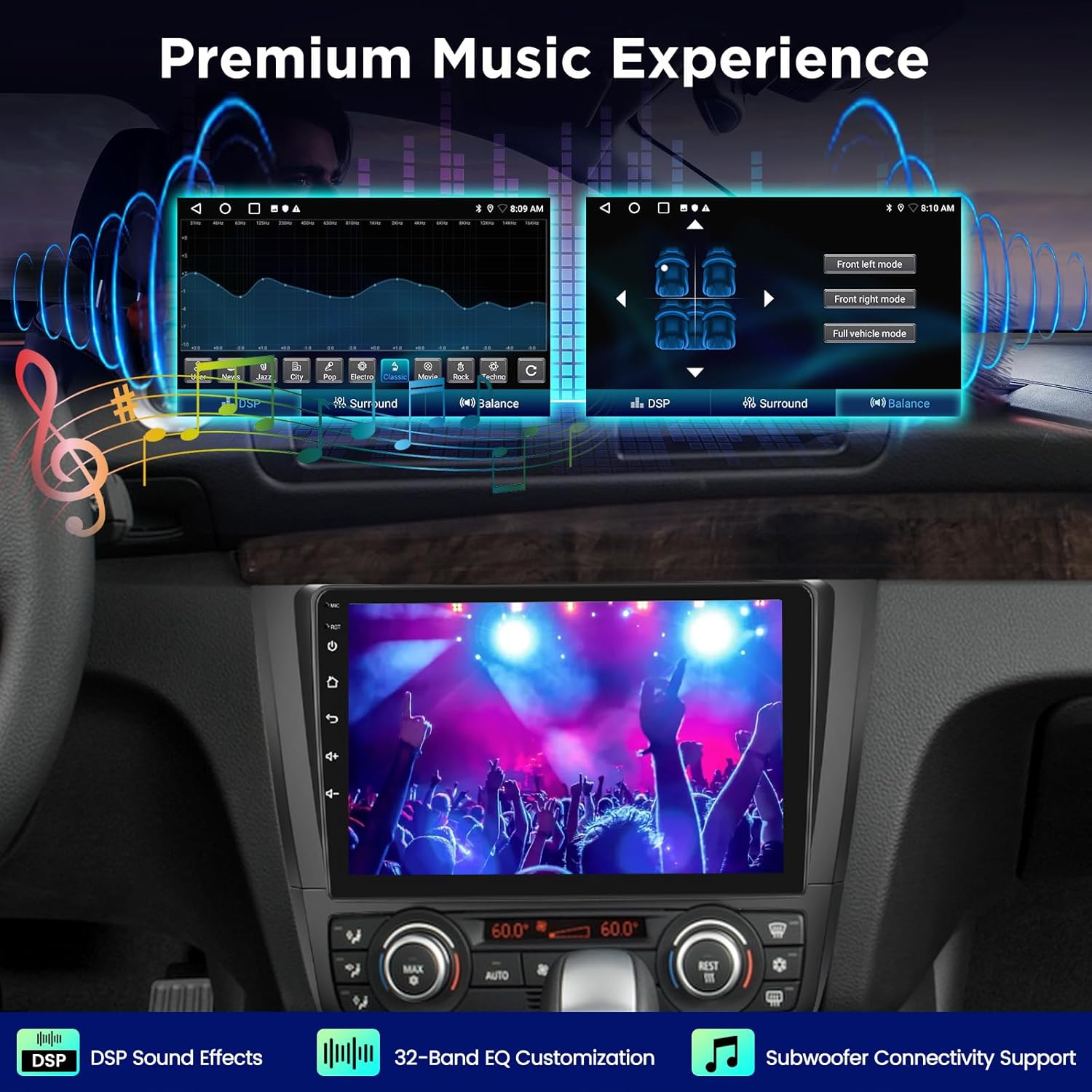 Autoradio Android per BMW Serie 1 E81-E88 2004-2012 - immagine 6