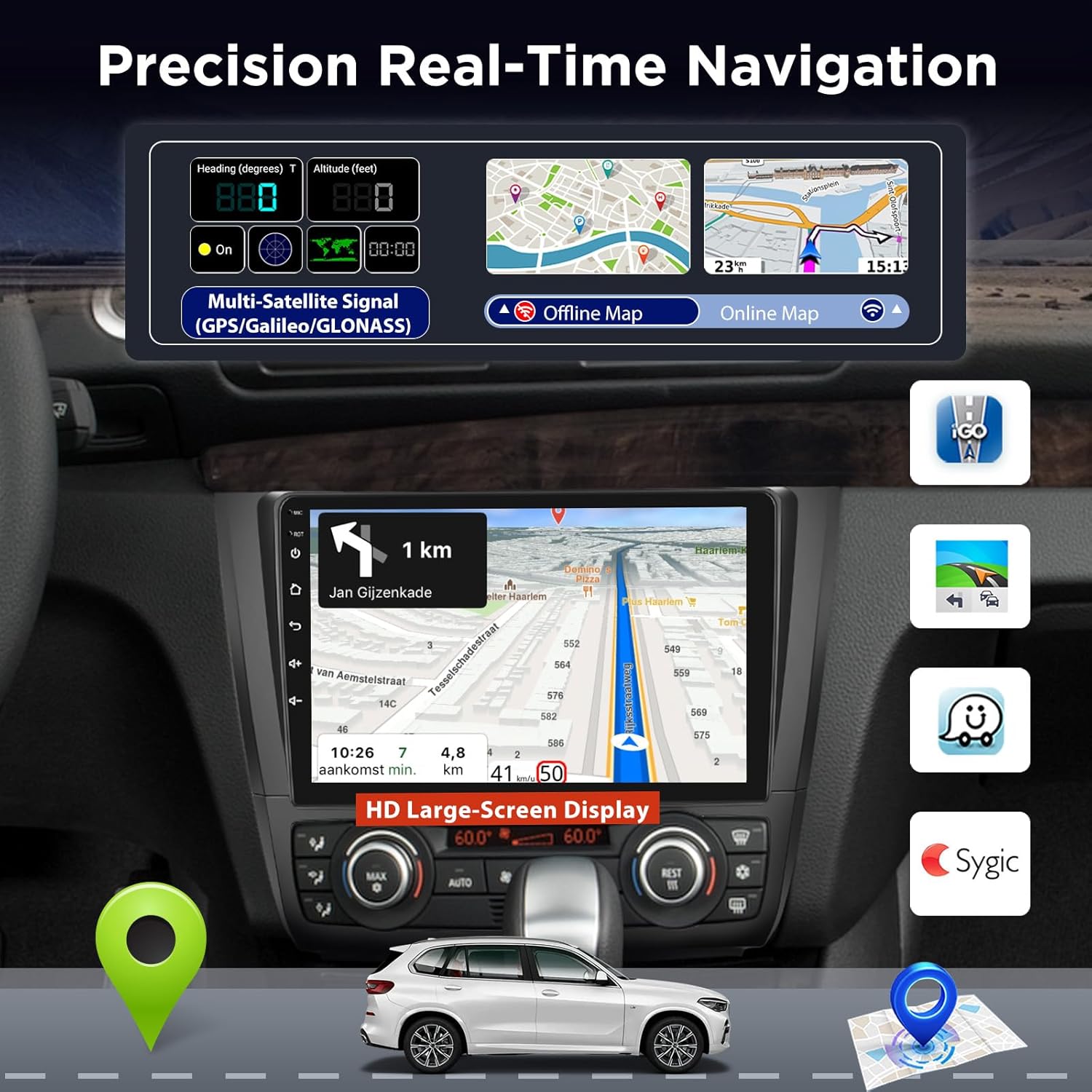 Autoradio Android per BMW Serie 1 E81-E88 2004-2012 - immagine 7