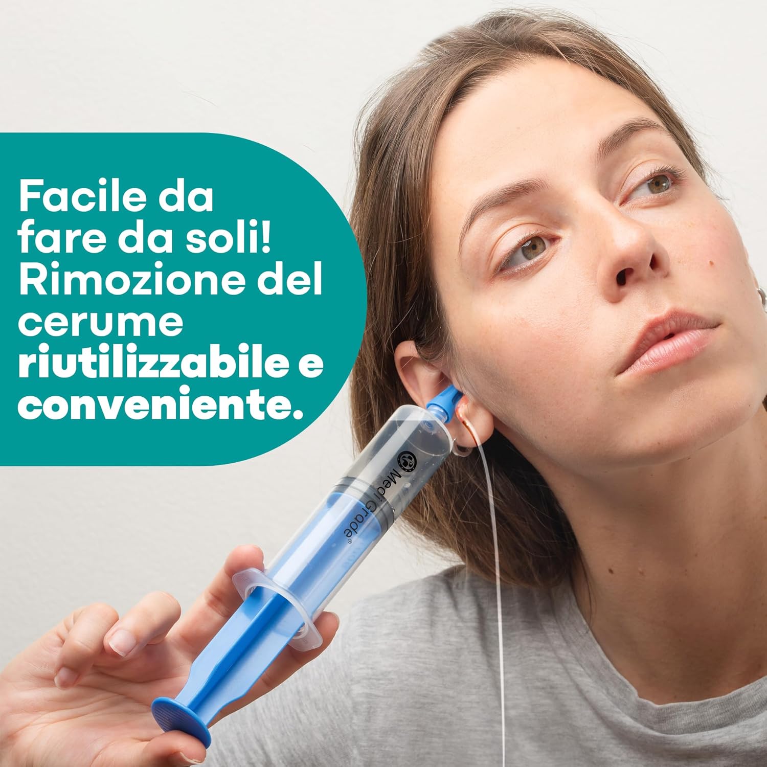 Medi Grade Kit Pulisci Orecchie e Rimozione Cerume - immagine 2