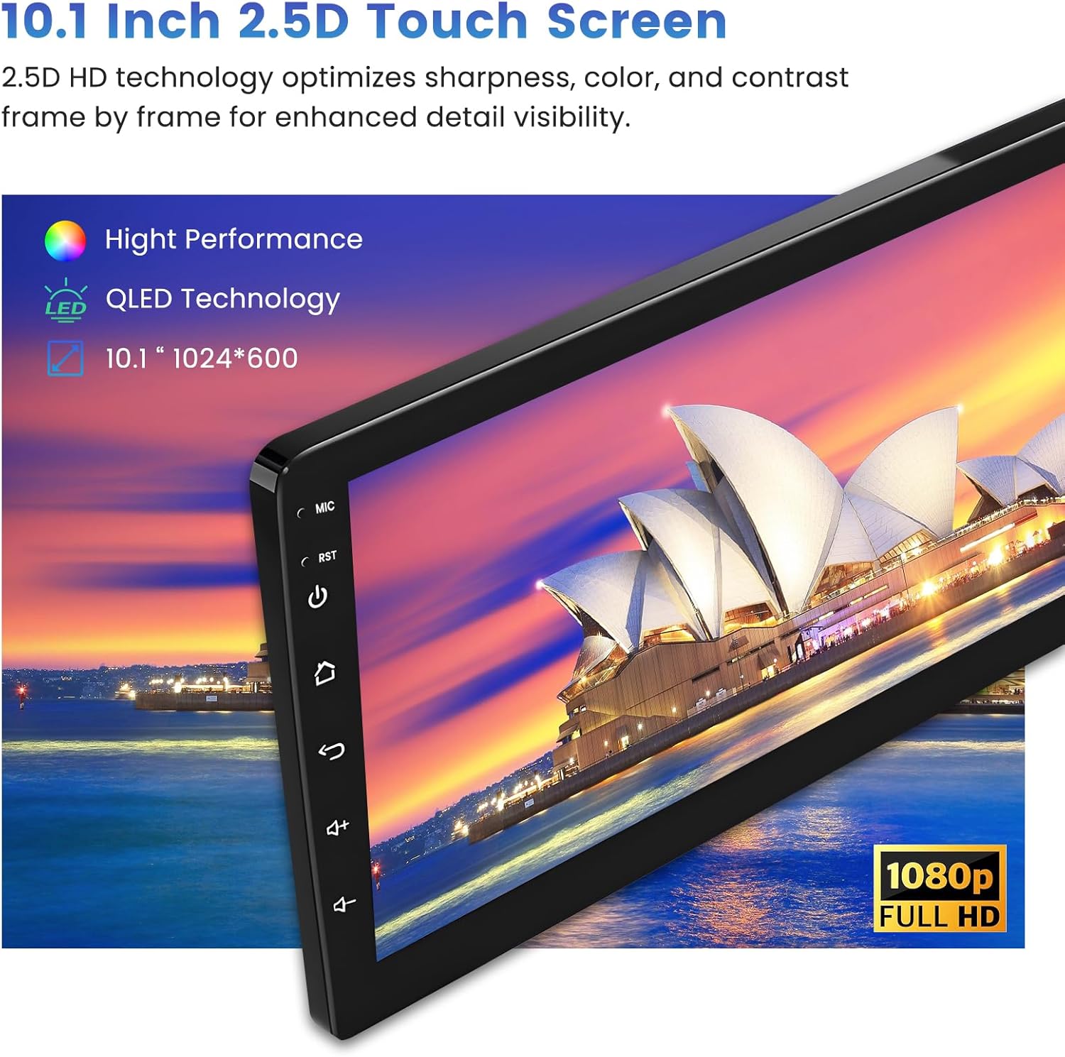 Inefala Autoradio Android per Peugeot 107/Aygo/C1 10" 2G+64G - immagine 5