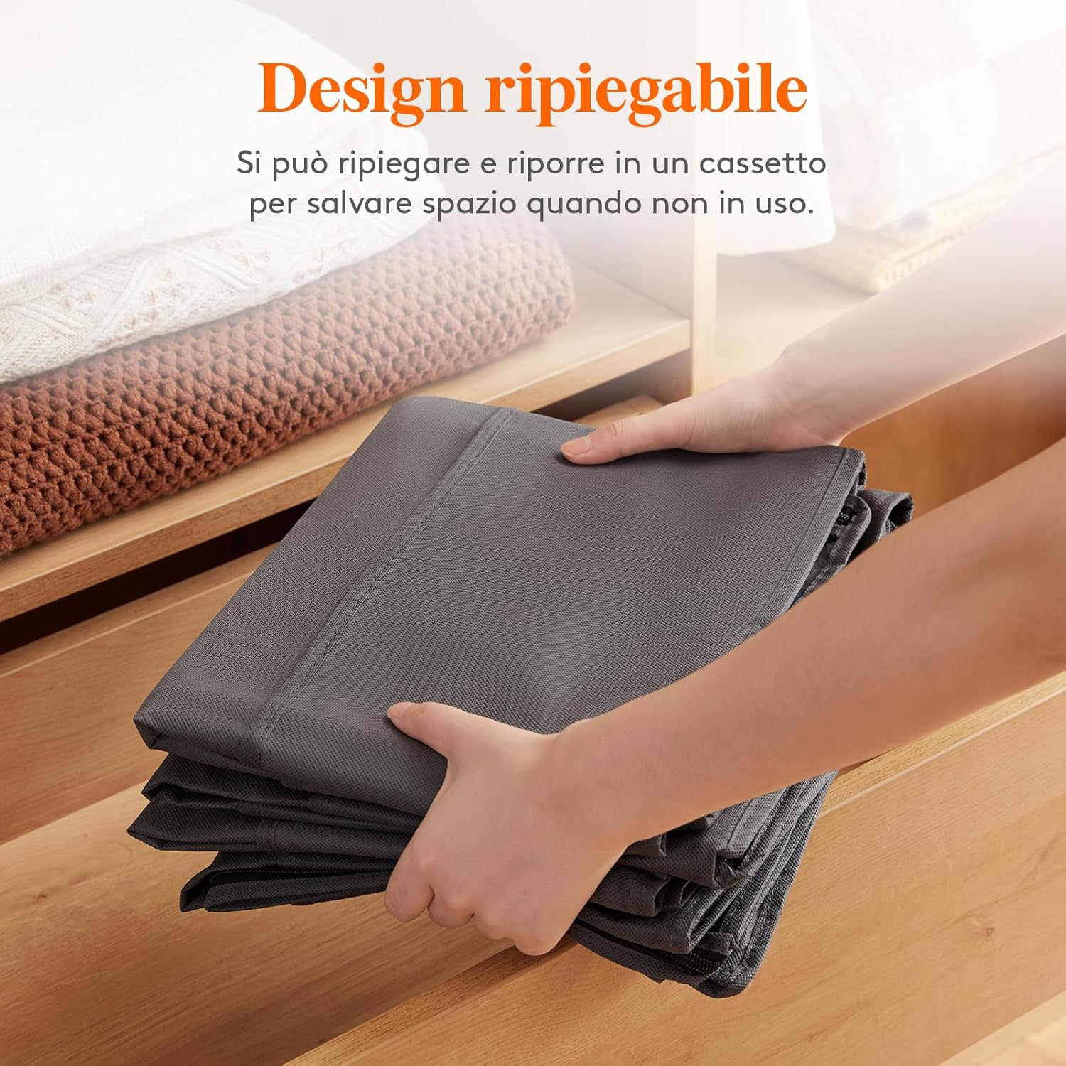 Lifewit 4 Scatole Sottoletto 40L, Grigio - immagine 6