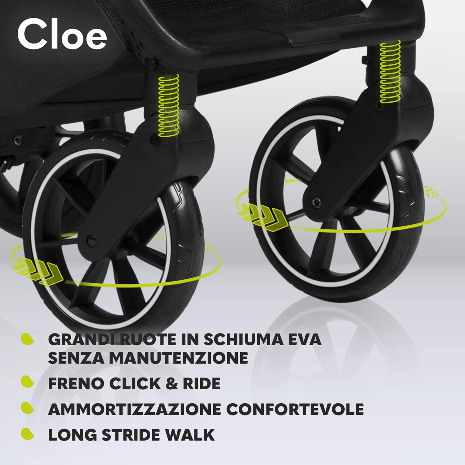 Lionelo Cloe Passeggino Leggero Pieghevole 0-22kg, Marrone - immagine 5