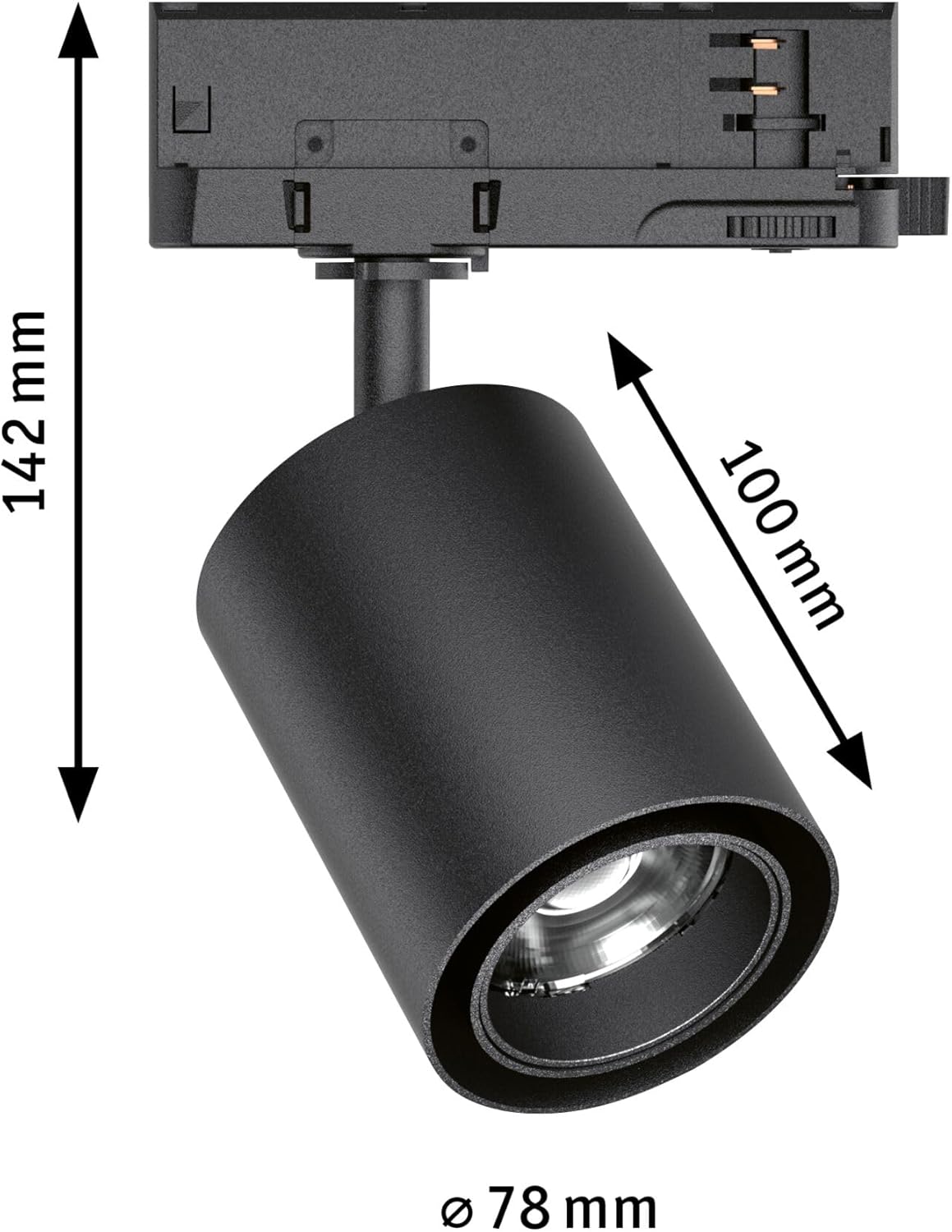 Paulmann 96560 ProRail3 Spot LED Kratos 9W Nero - immagine 9