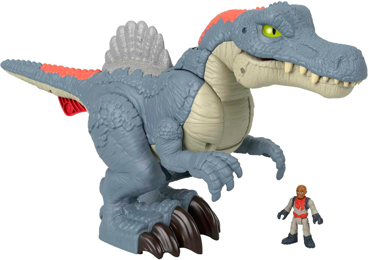 Imaginext Jurassic World - Ultra Snap Spinosaurus 20cm - immagine 1