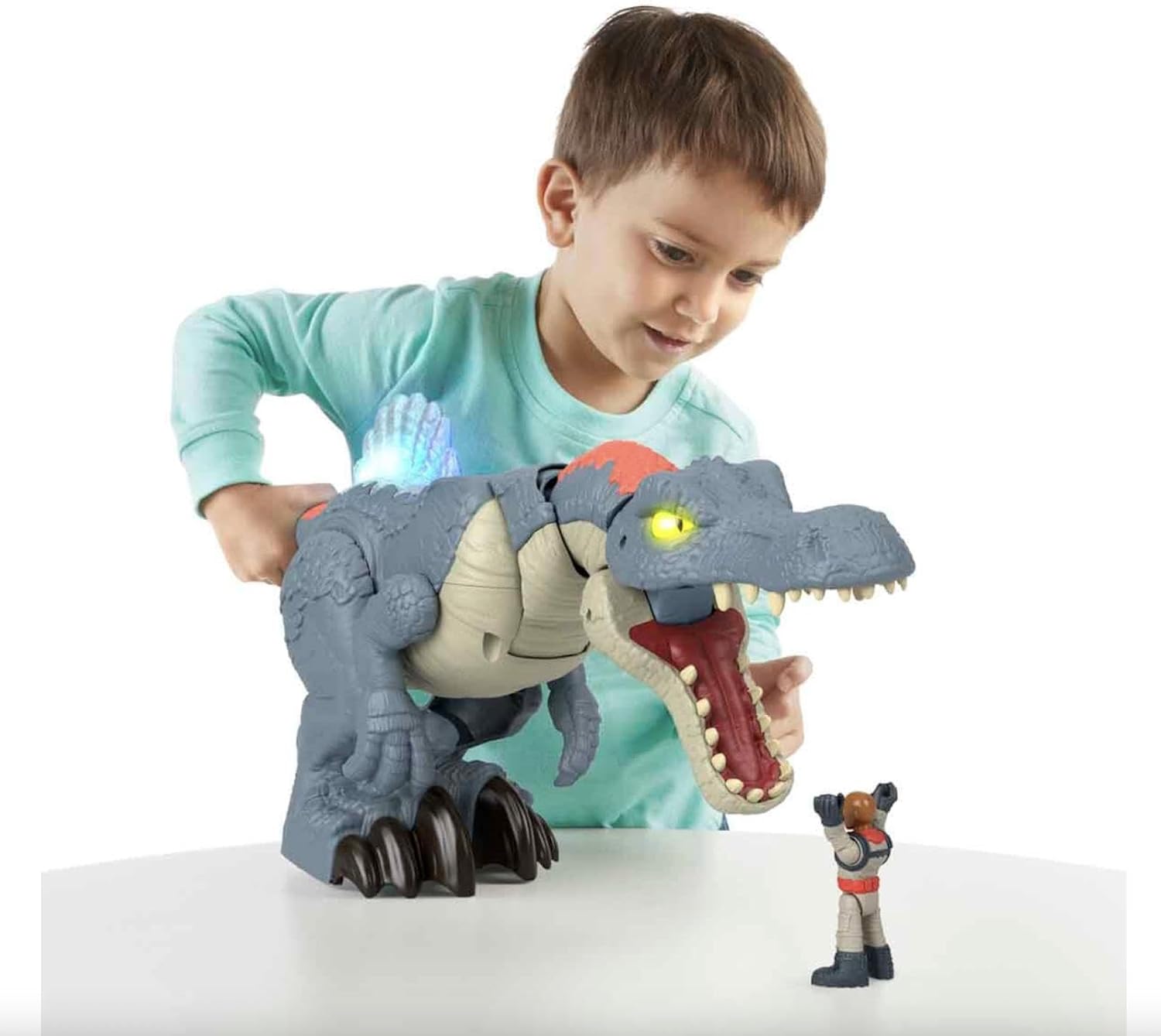 Imaginext Jurassic World - Ultra Snap Spinosaurus 20cm - immagine 2