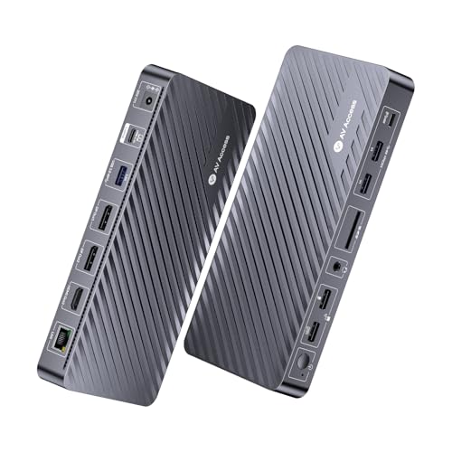 Docking Station 13-in-1 Triple Display 4K HDMI