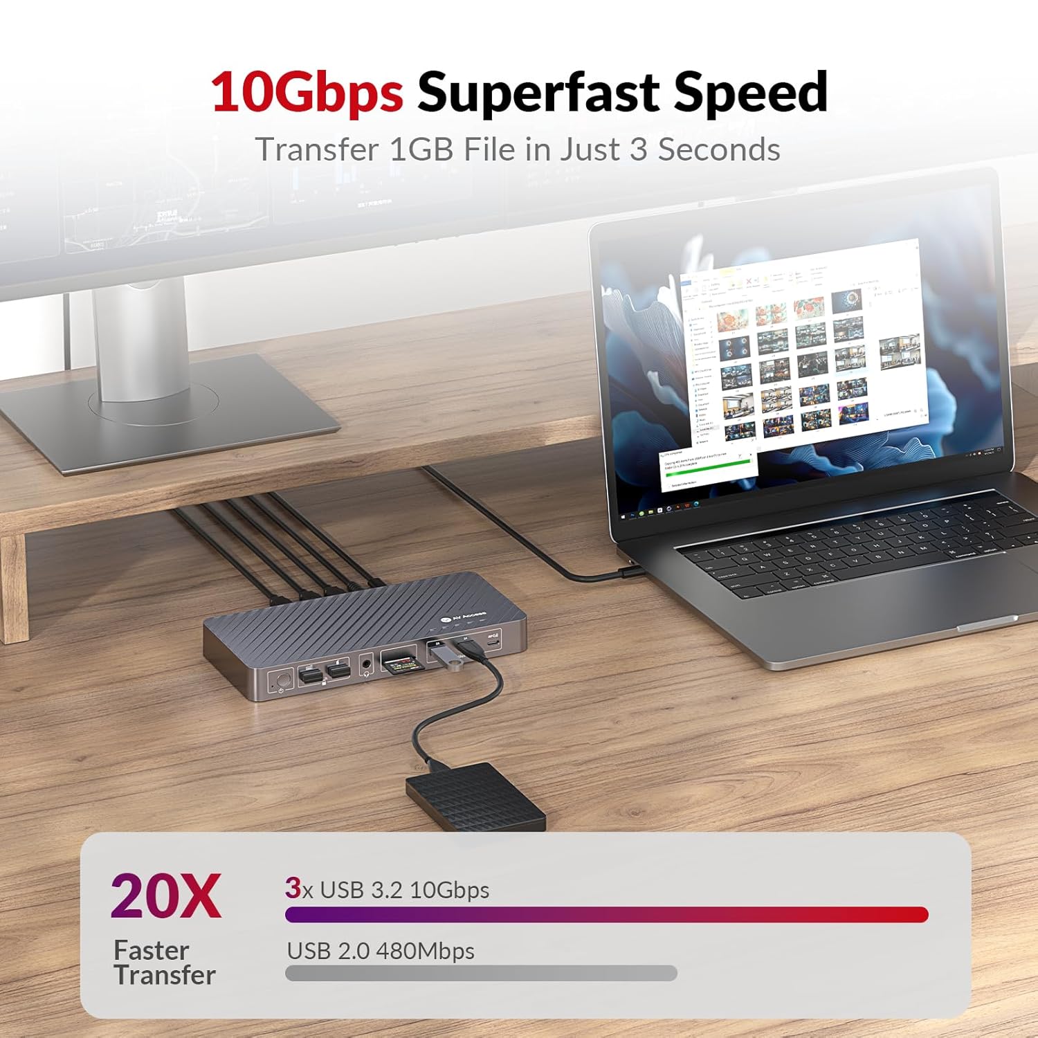 Docking Station 13-in-1 Triple Display 4K HDMI - immagine 6