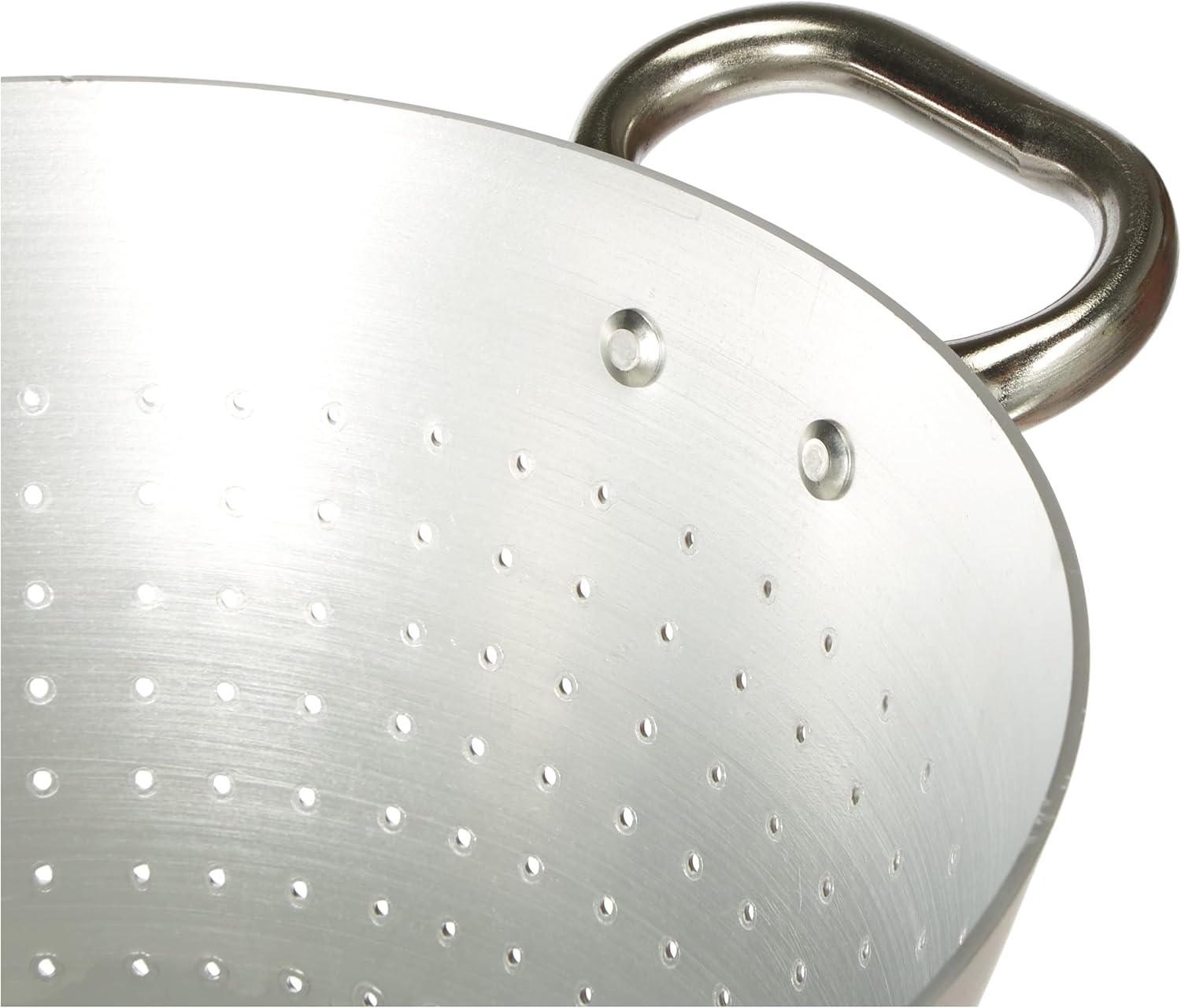 Pentole Agnelli Colapasta con Due Maniglie, Alluminio, Argento, 30 cm - immagine 3