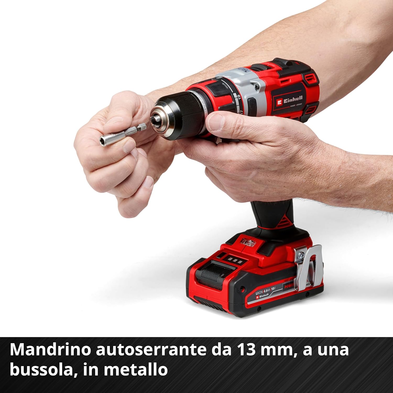 Einhell TP-CD 18/80 Li BL-Solo Trapano Avvitatore 80Nm - immagine 9