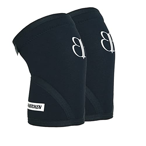 BANBROKEN Ginocchiere 7mm PRO LIFTER (2 unità), Nero