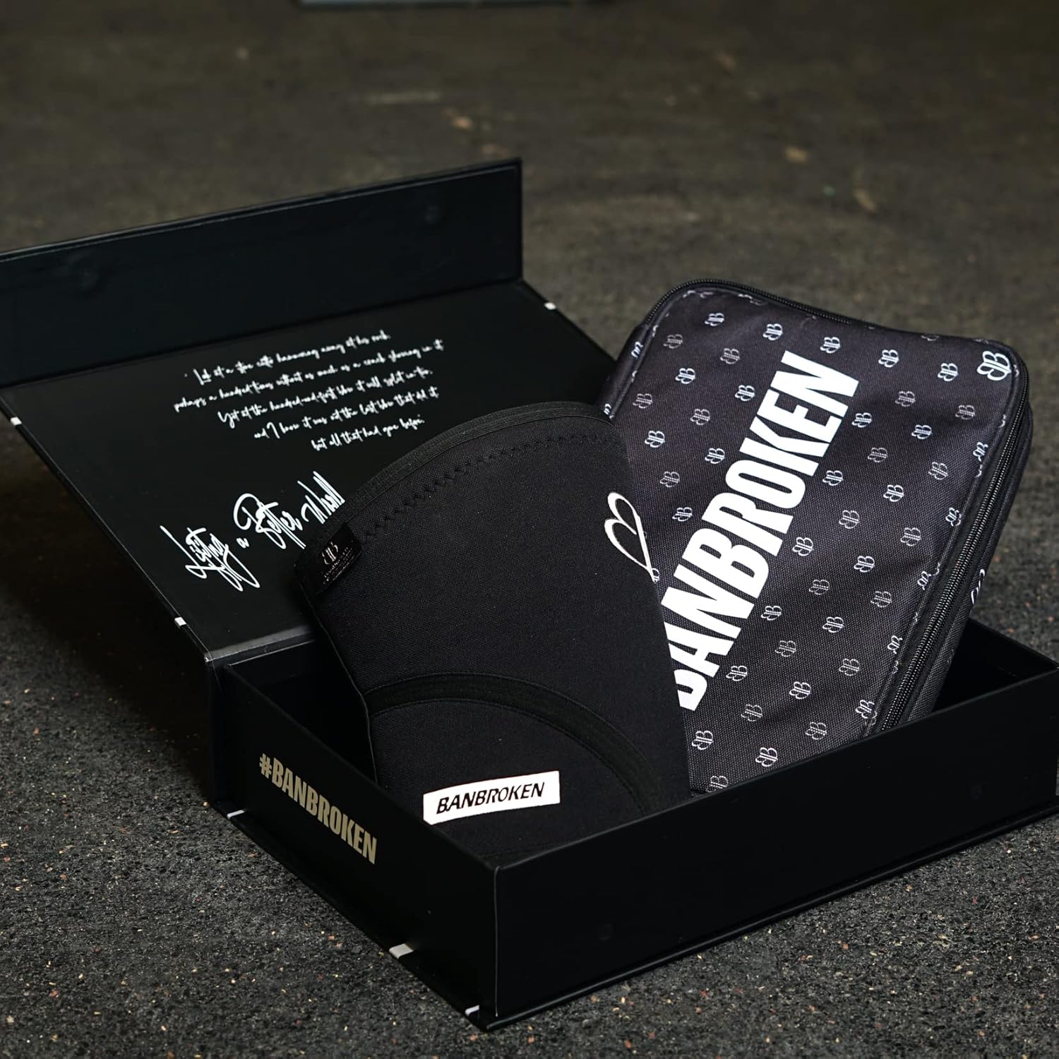 BANBROKEN Ginocchiere 7mm PRO LIFTER (2 unità), Nero - immagine 2