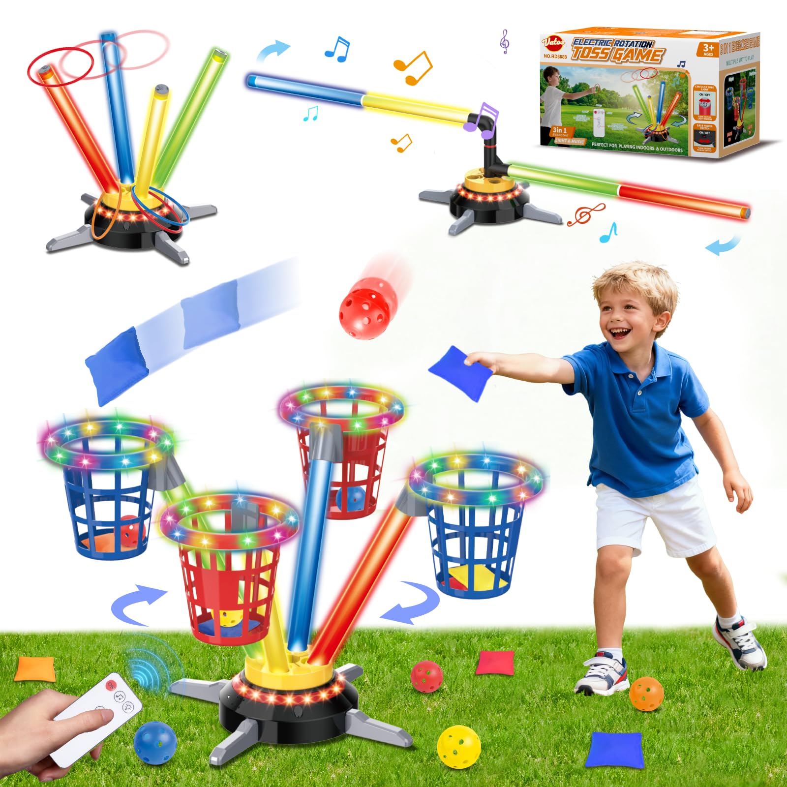 Vatos Gioco di Lancio 3 in 1 con Telecomando