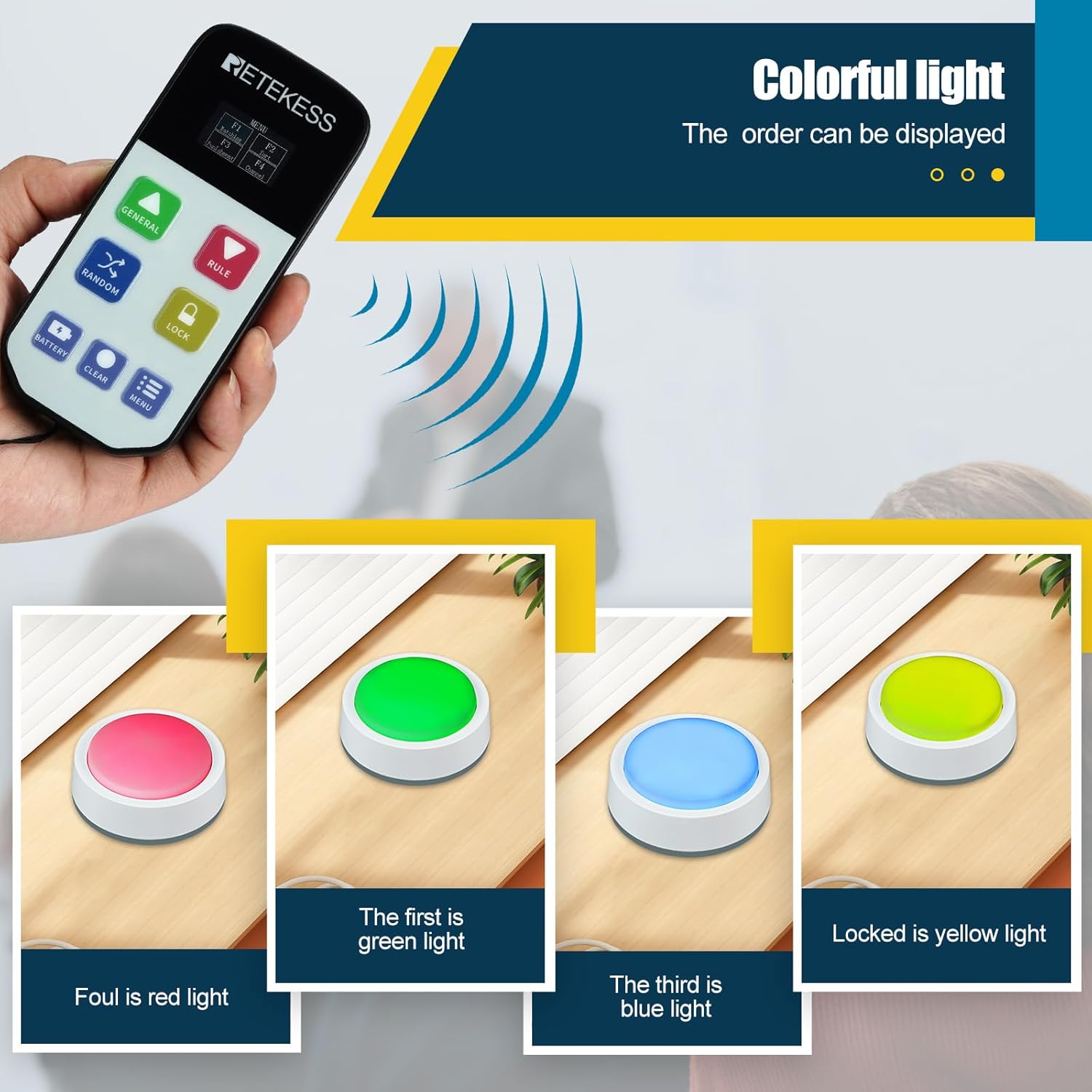 Retekess TM102 Sistema di Risposta Wireless - immagine 2