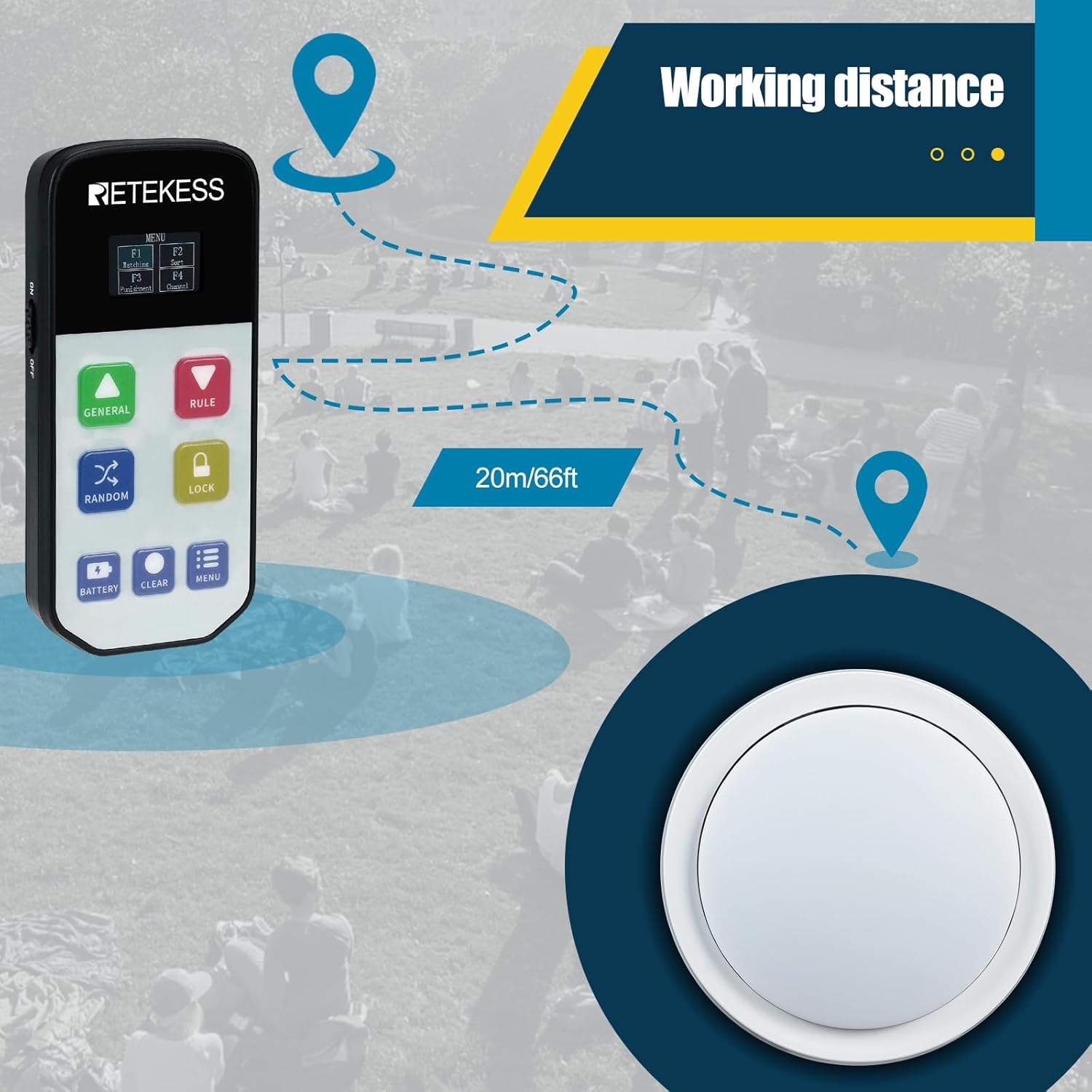 Retekess TM102 Sistema di Risposta Wireless - immagine 3