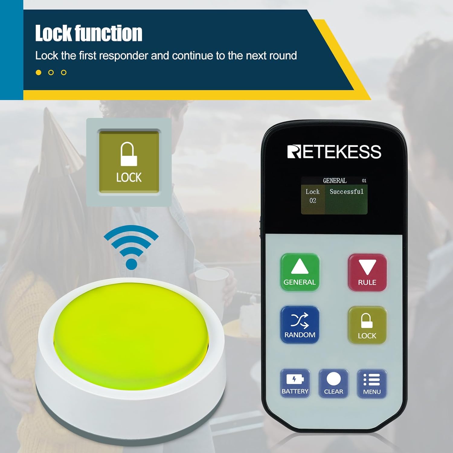 Retekess TM102 Sistema di Risposta Wireless - immagine 5
