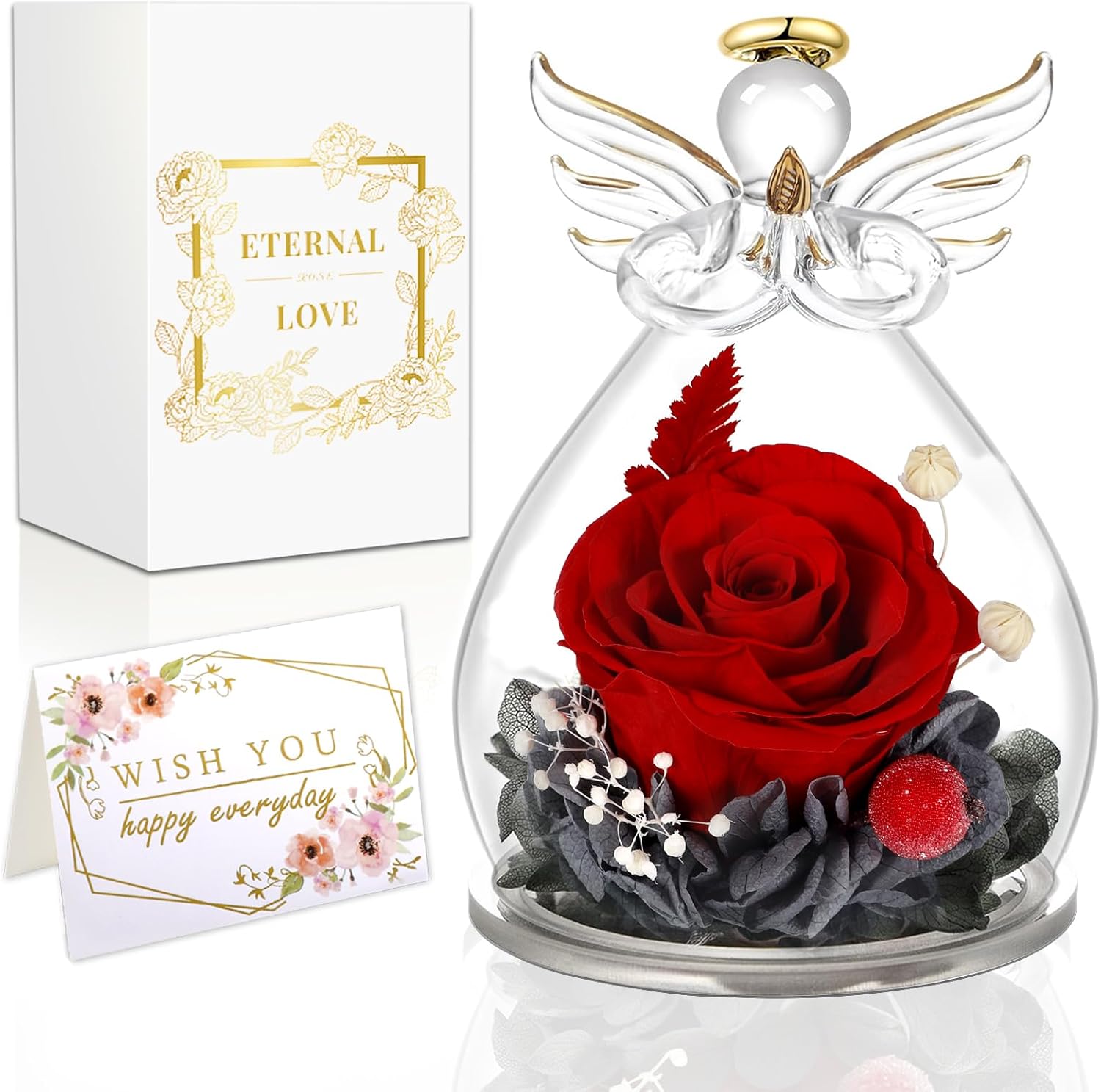 Mulevip Rosa Stabilizzata Vera in Angelo - immagine 1