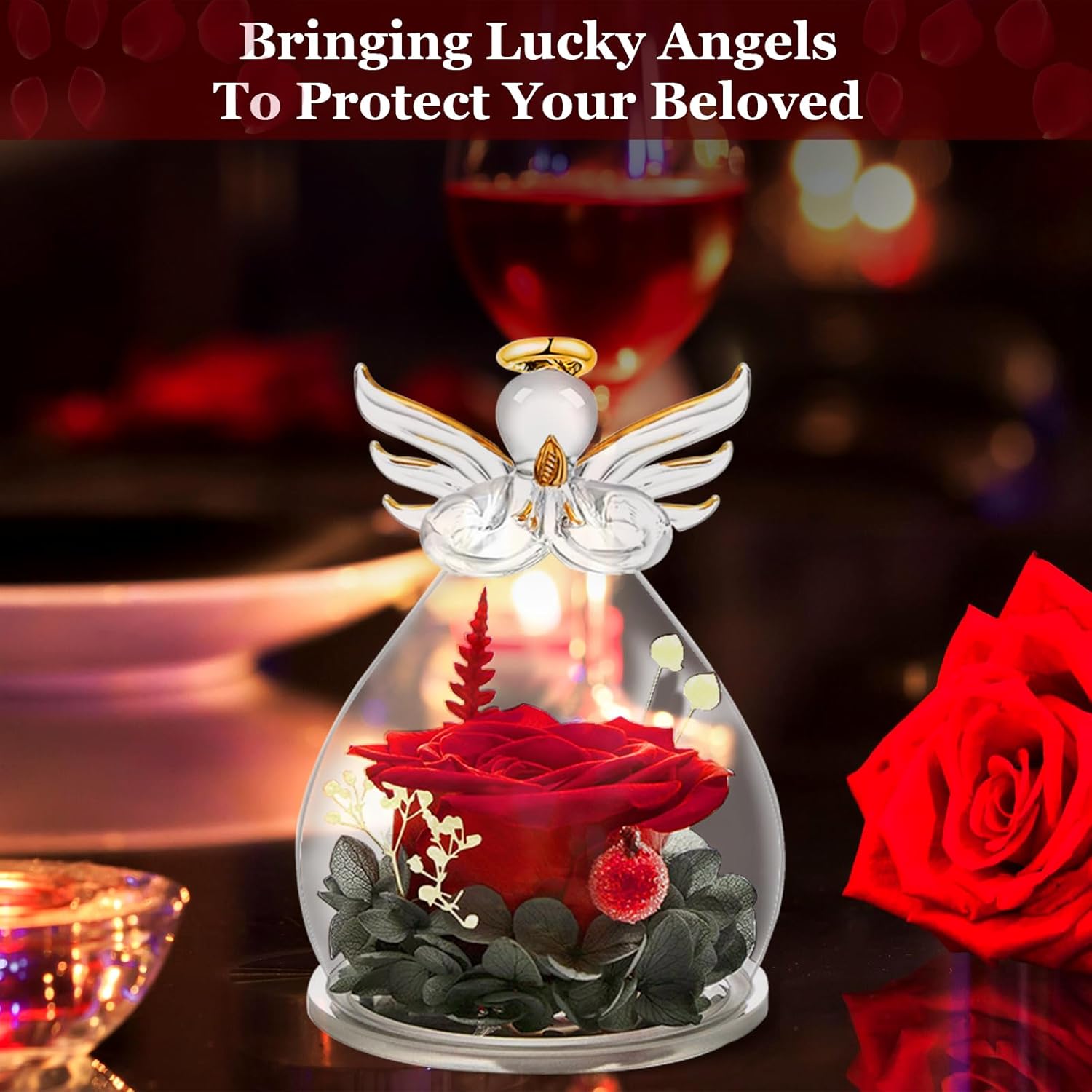 Mulevip Rosa Stabilizzata Vera in Angelo - immagine 3