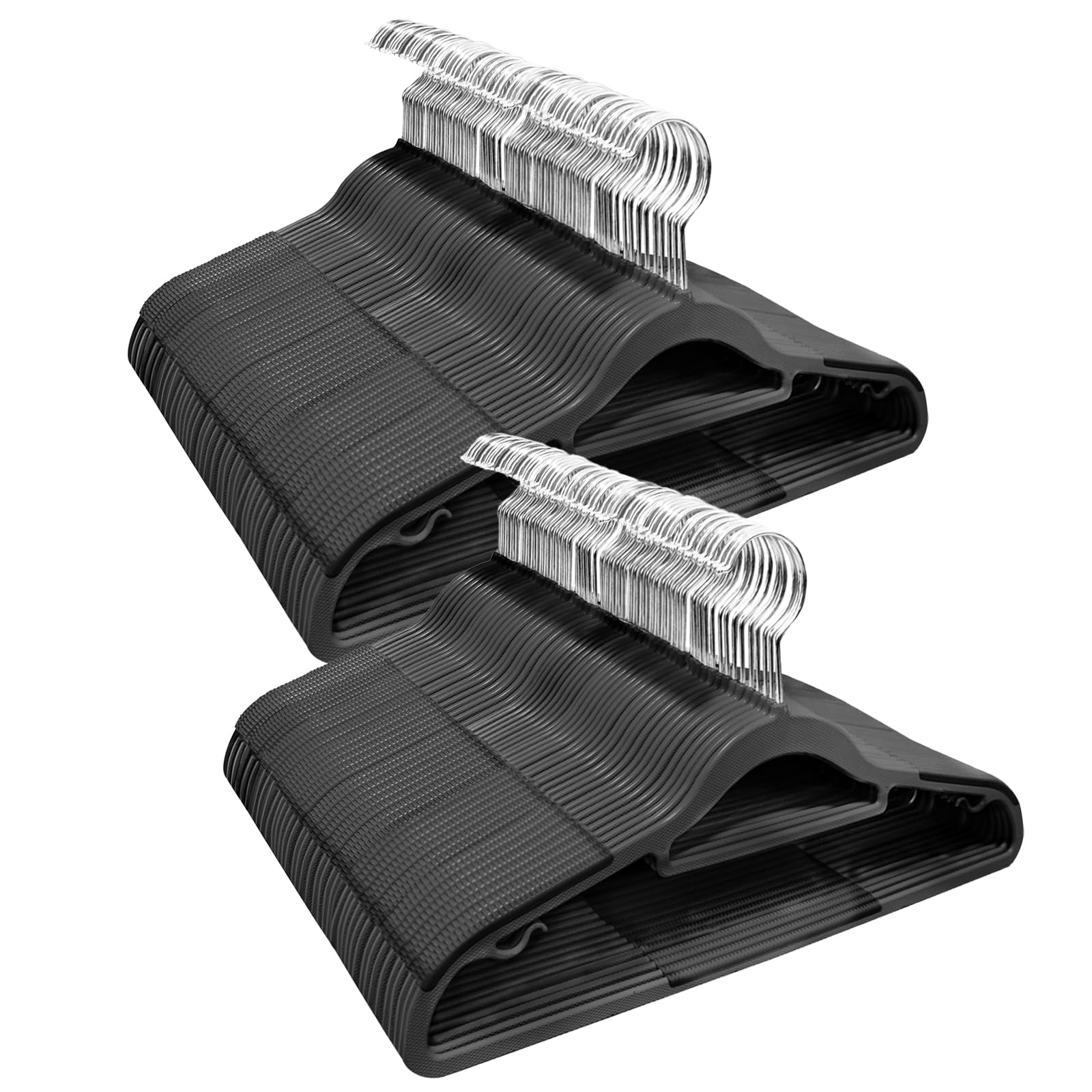 Abheng Grucce in Plastica 100 Pezzi, Nero