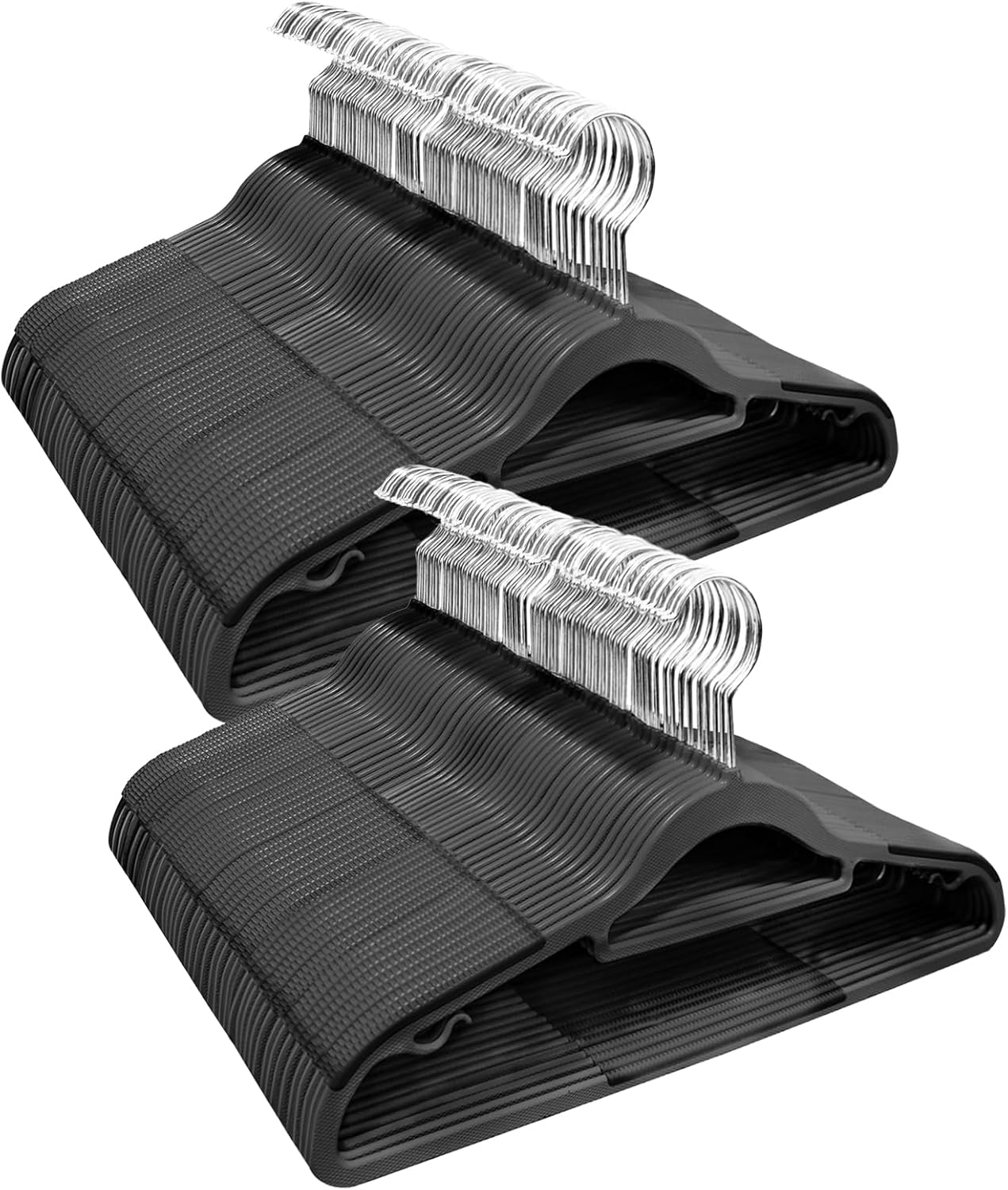 Abheng Grucce in Plastica 100 Pezzi, Nero - immagine 1