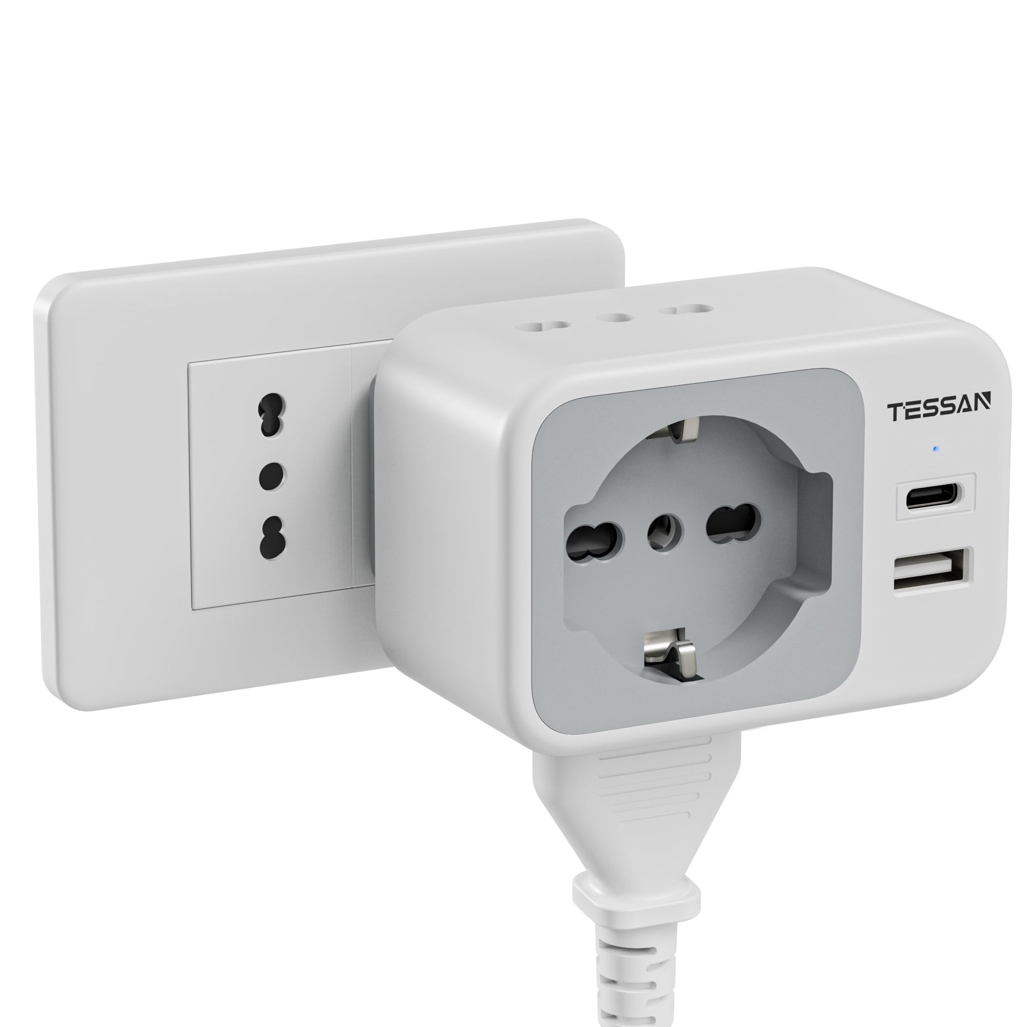 Tessan Presa Multipla con USB C 15W 2500W